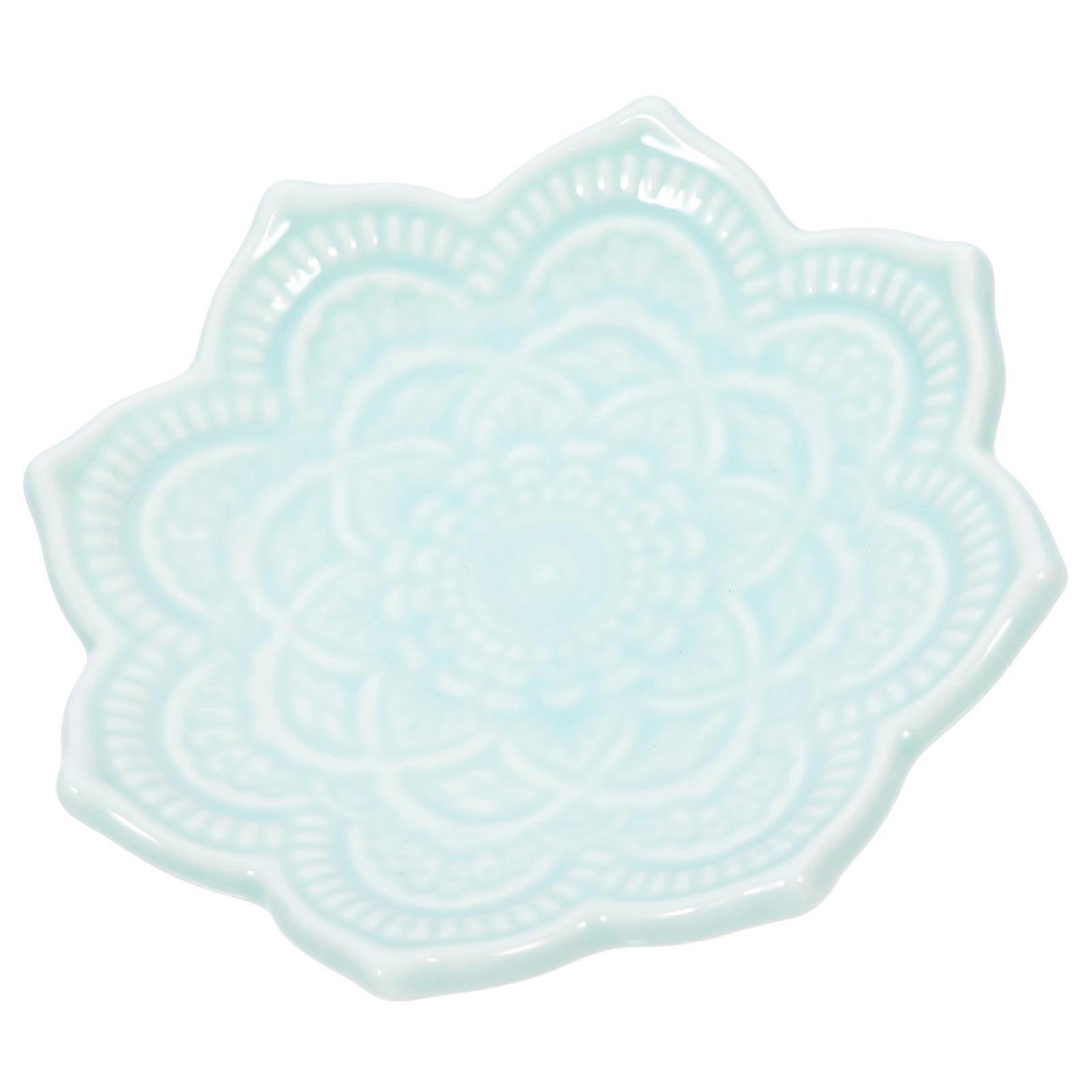 Ring Tray Flower Shape Simple and Smooth Lines Jewelry Store Display 1Set