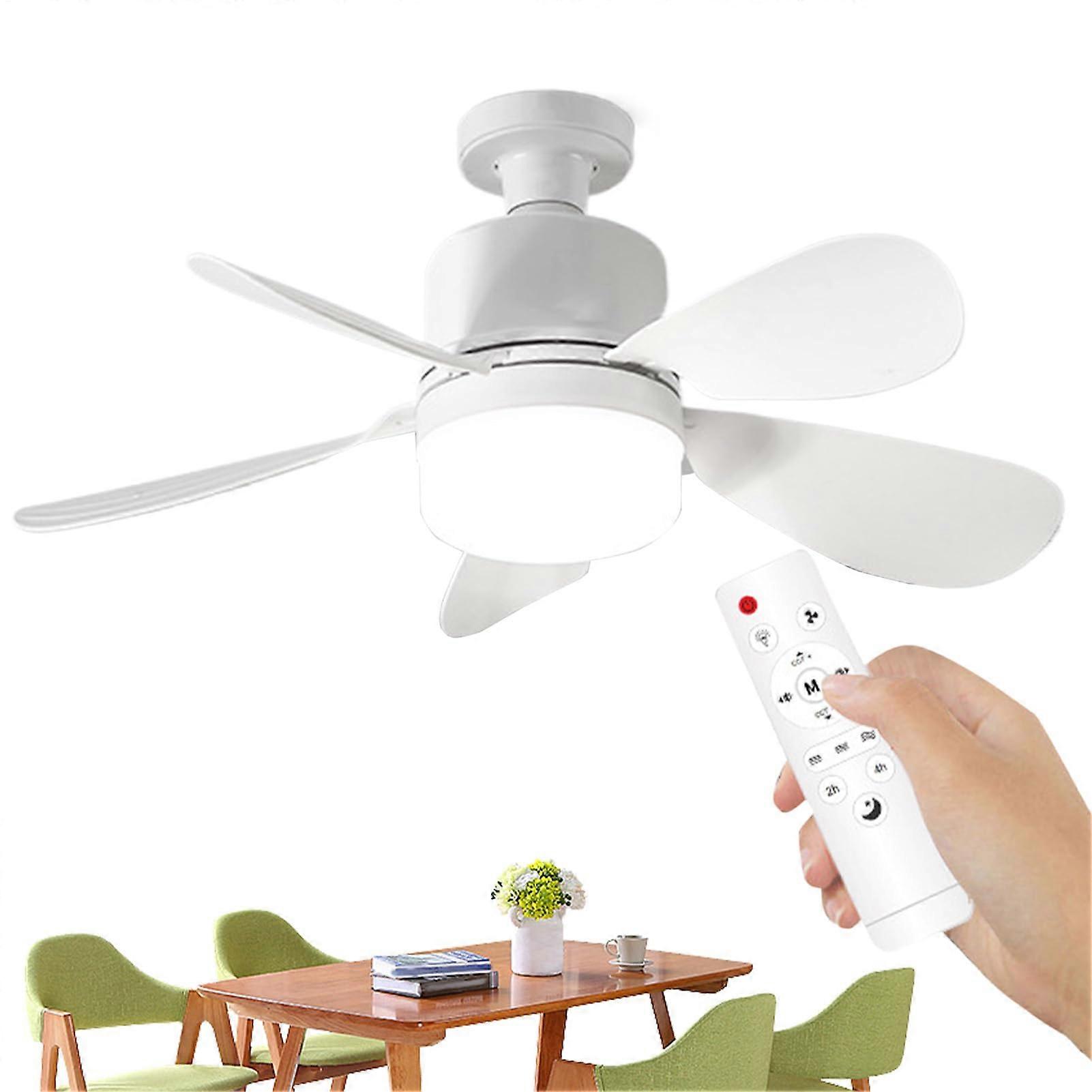 Ceiling fan with remote control Quiet fan with lighting for garage yard living room