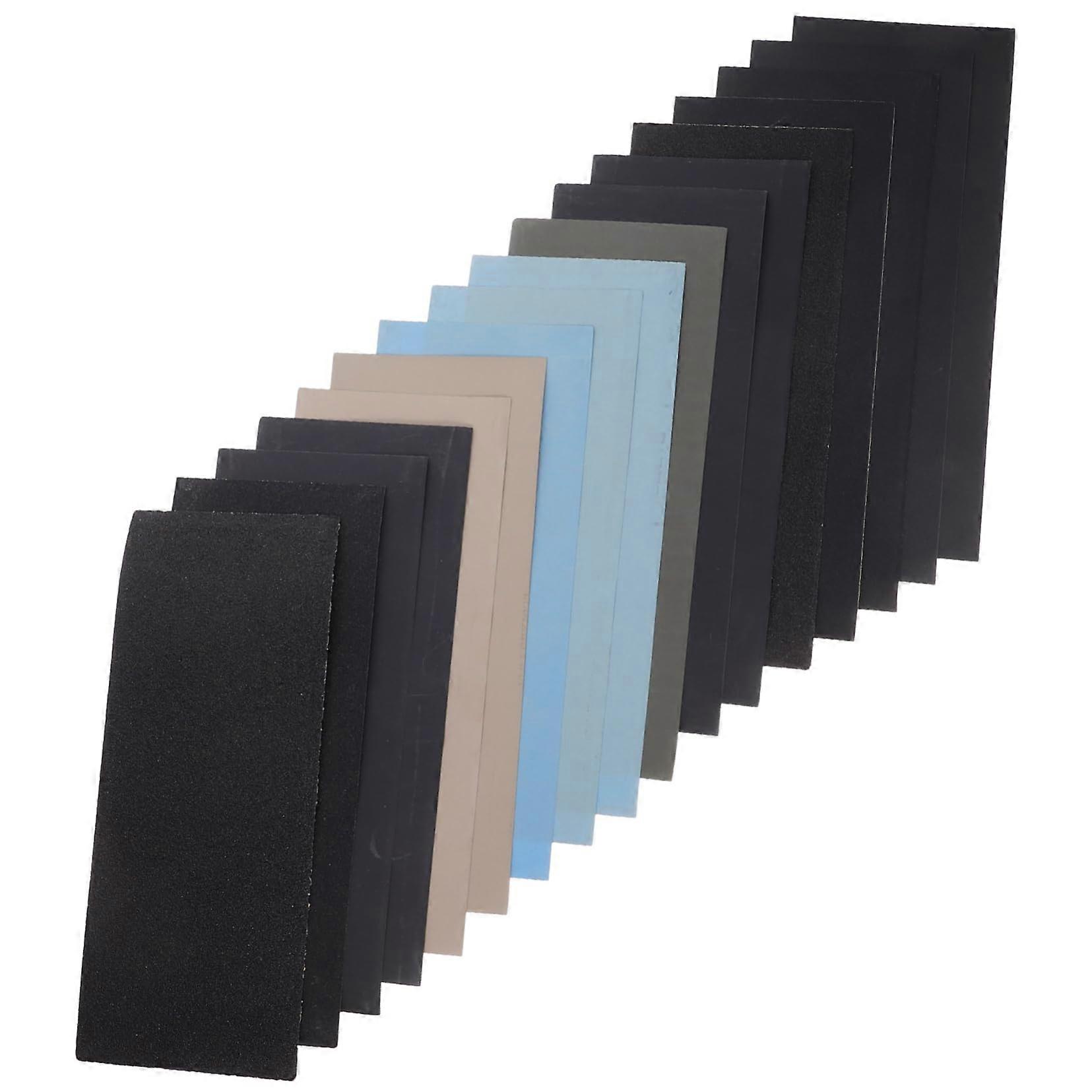Sandpaper 18-Sheet Set For Wood Finishing, Wet-Dry Sanding Sheets For Handcraft