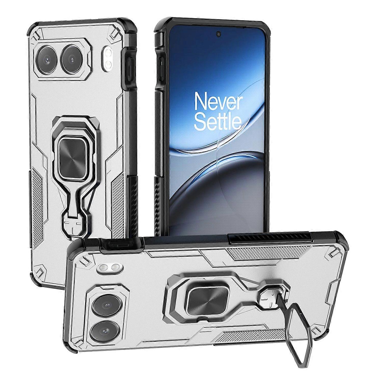 For OnePlus Nord 4 Case Rotatable Ring Kickstand PC TPU Shockproof Phone Cover