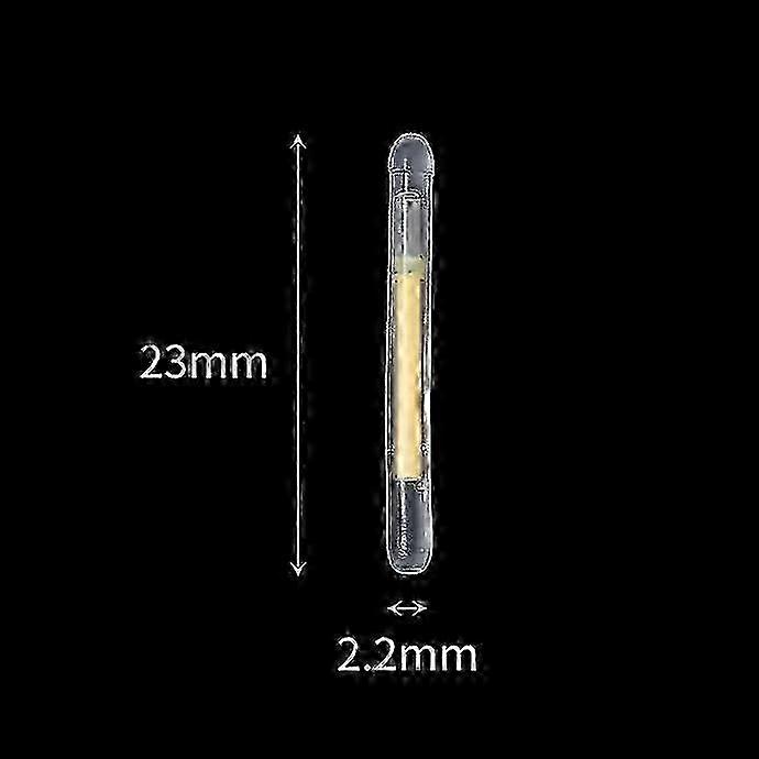50 / 100pcsフィッシングフロートライトスティック蛍光ライトスティックLEDダークグロースティック、2.2-4.5mm互換性のフィッシングフロートアクセサリー用