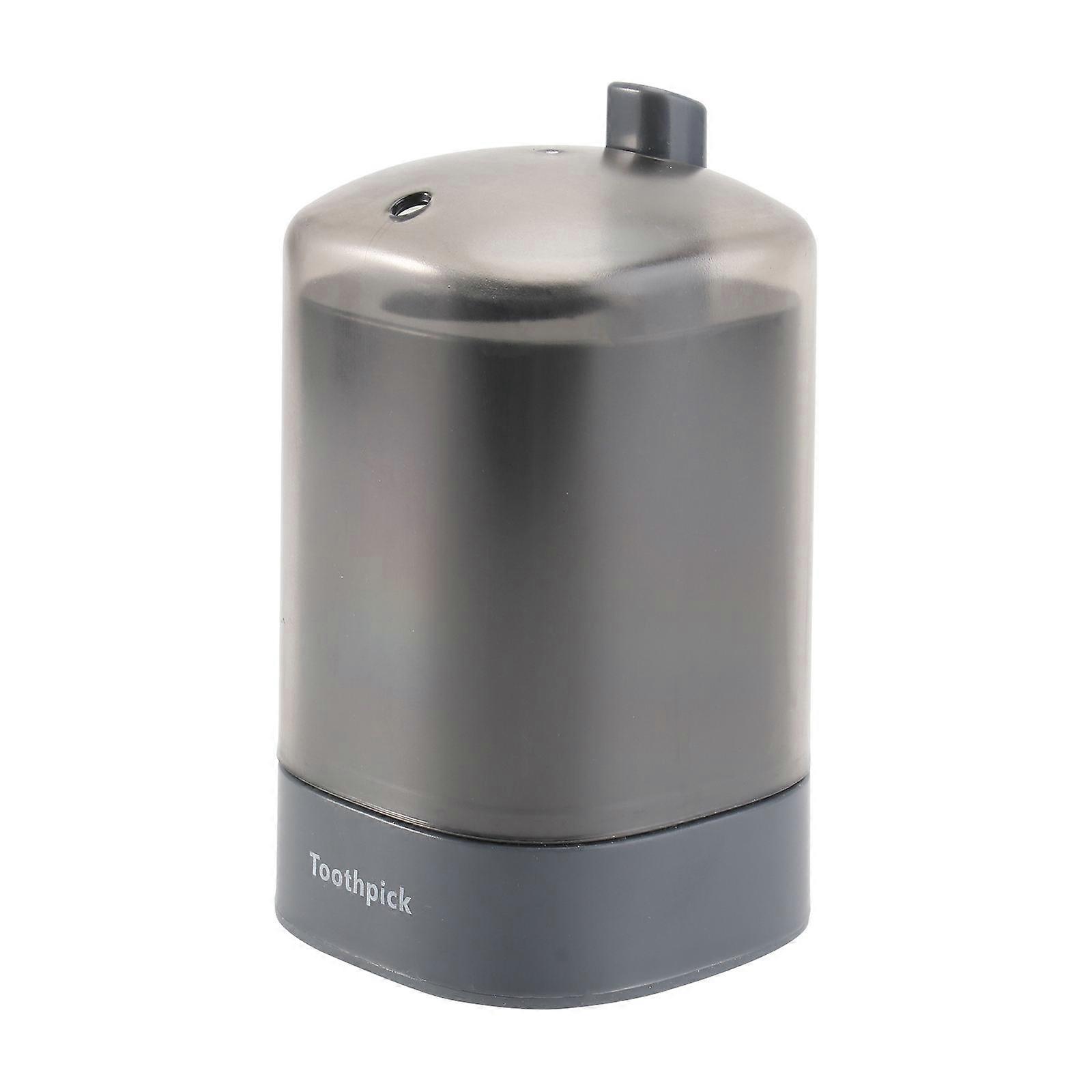 Toothpick Holder Plastic PP Rectangular Home Use Item 3.73X2.16X2.16in Automatic Toothpick Ejection 1Set