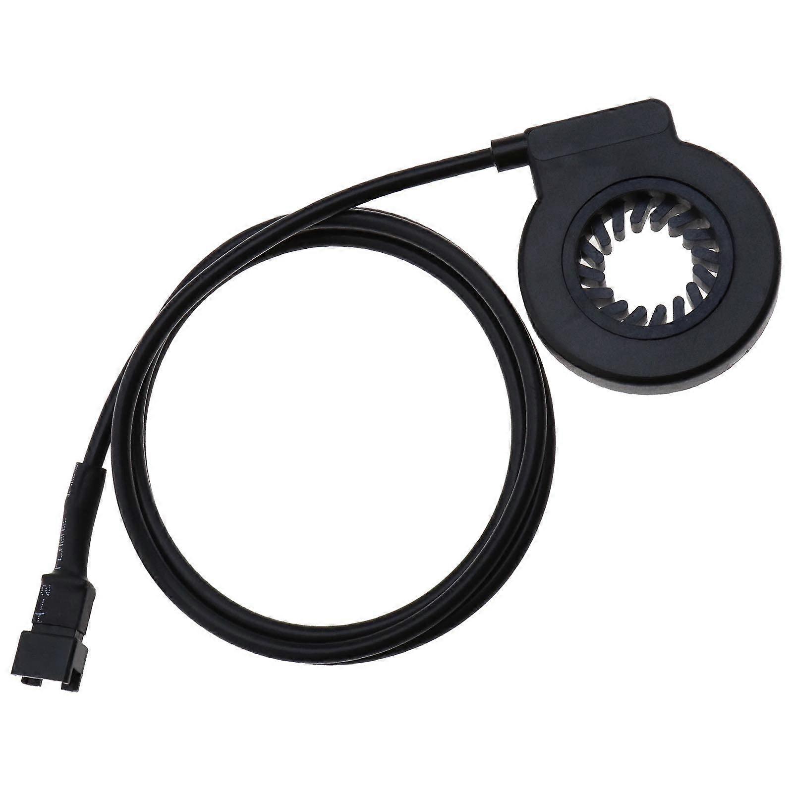 Electric Bicycle Pedal KT-V12L 12 Magnet Dual Hall Assist Sensor Waterproof Cadence Speed Sensor Accessories Black ABS