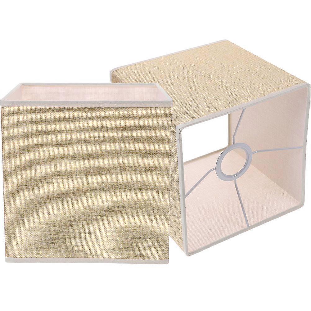 Linen Lampshade Simple Design Lamp Cover for Chandelier Floor Lamps Soft Light Easy Installation Durable Eye Protection Home Decor