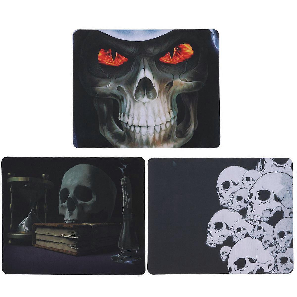 Mouse Pad For Computer Desk Mat Set Smooth Surface Easy to Clean Halloween Accessory 24x20x0.3cm 1Set
