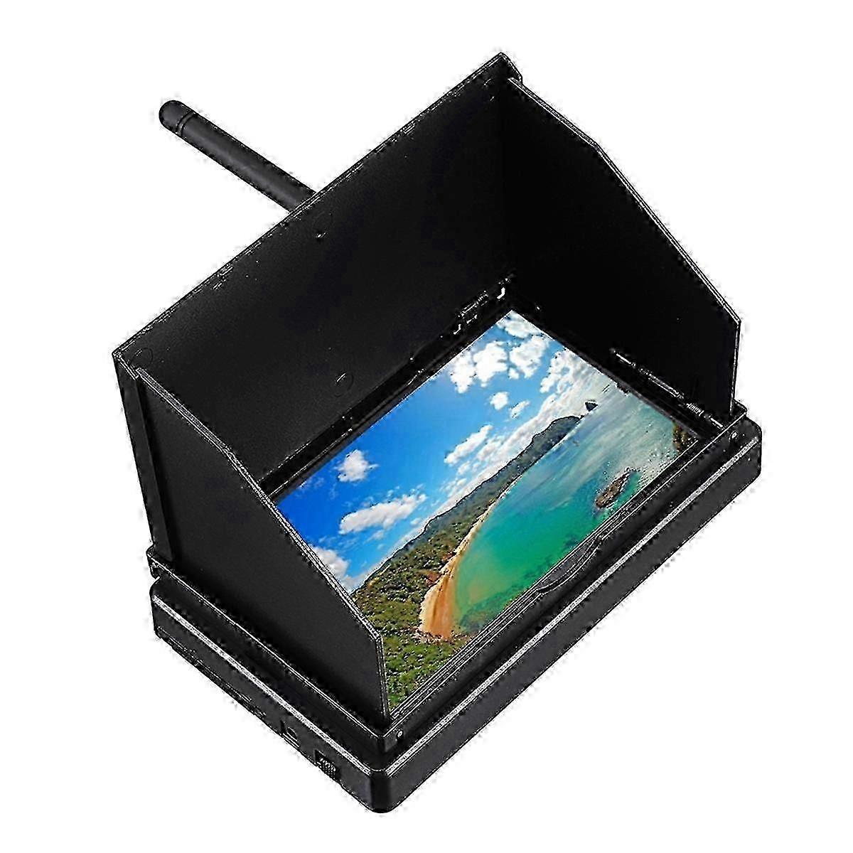 5.8G 48CH 4.3 Inch LCD 480X272 16:9 NTSC/PAL FPV Monitor Auto Search with OSD Built-In Battery