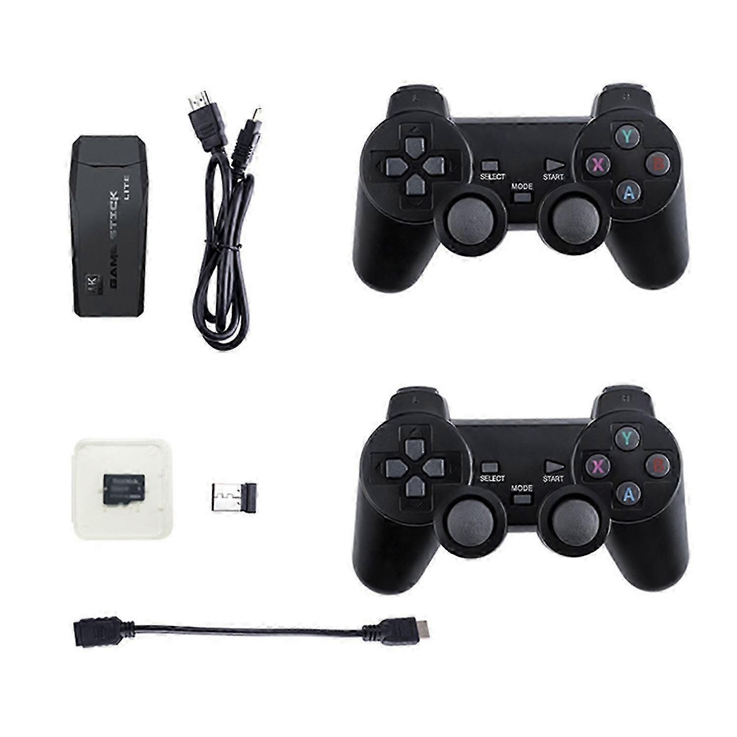 HD Classic Video Game Console with Dual 2.4G Wireless Controllers and Built-In 20000 Games