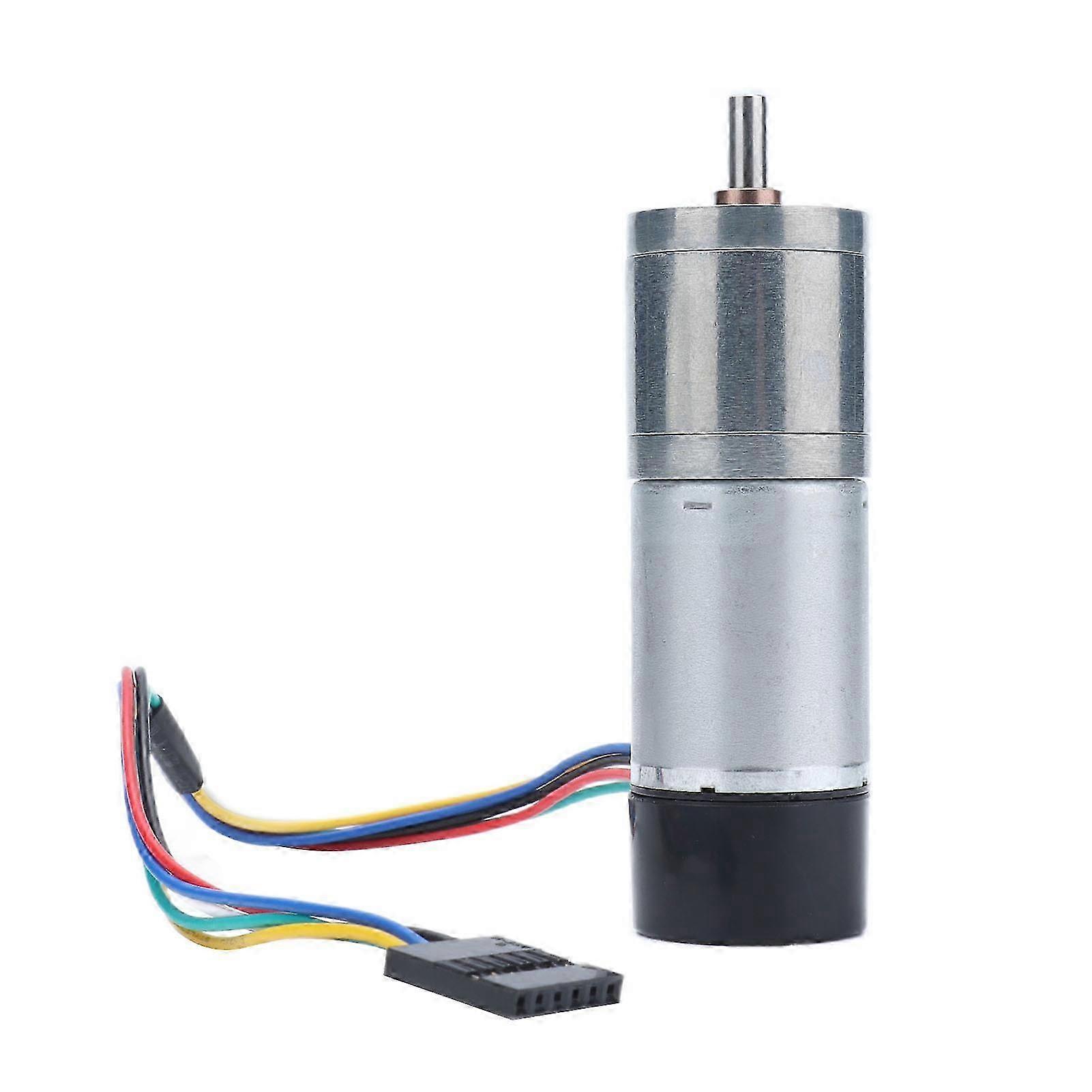 25GA DC Geared Motor Zinc Alloy Sturdy Durable Dustproof Stable Speed Reduction Gear Motor for DIY Engine Robot 130RPM