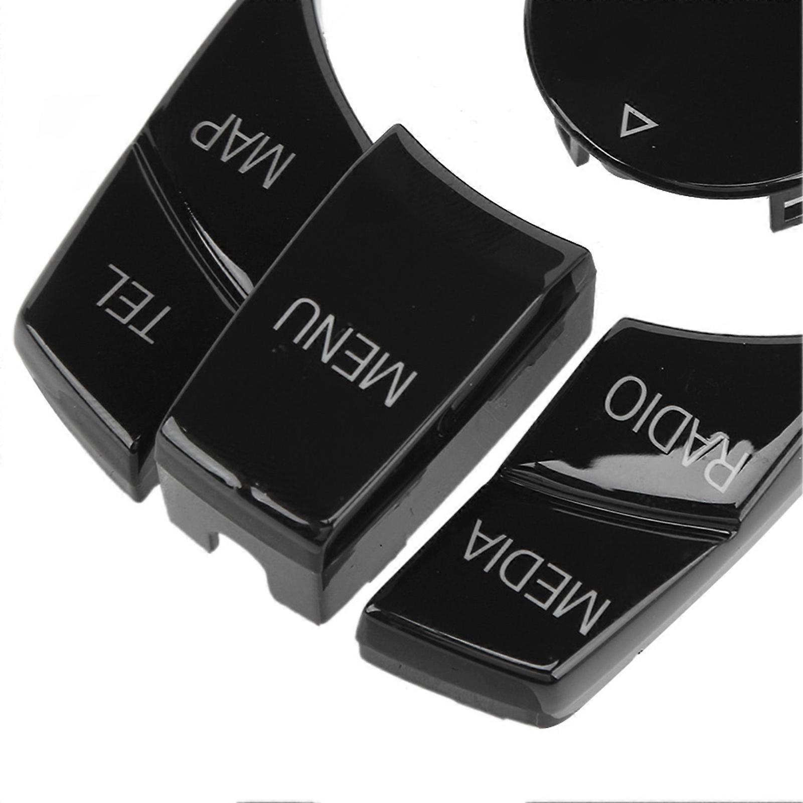 Central Console Multimedia Button Kit Multi Media Control Key Cover for E84 E70 E71 E72 E81 E82 E Chassis Matte Black