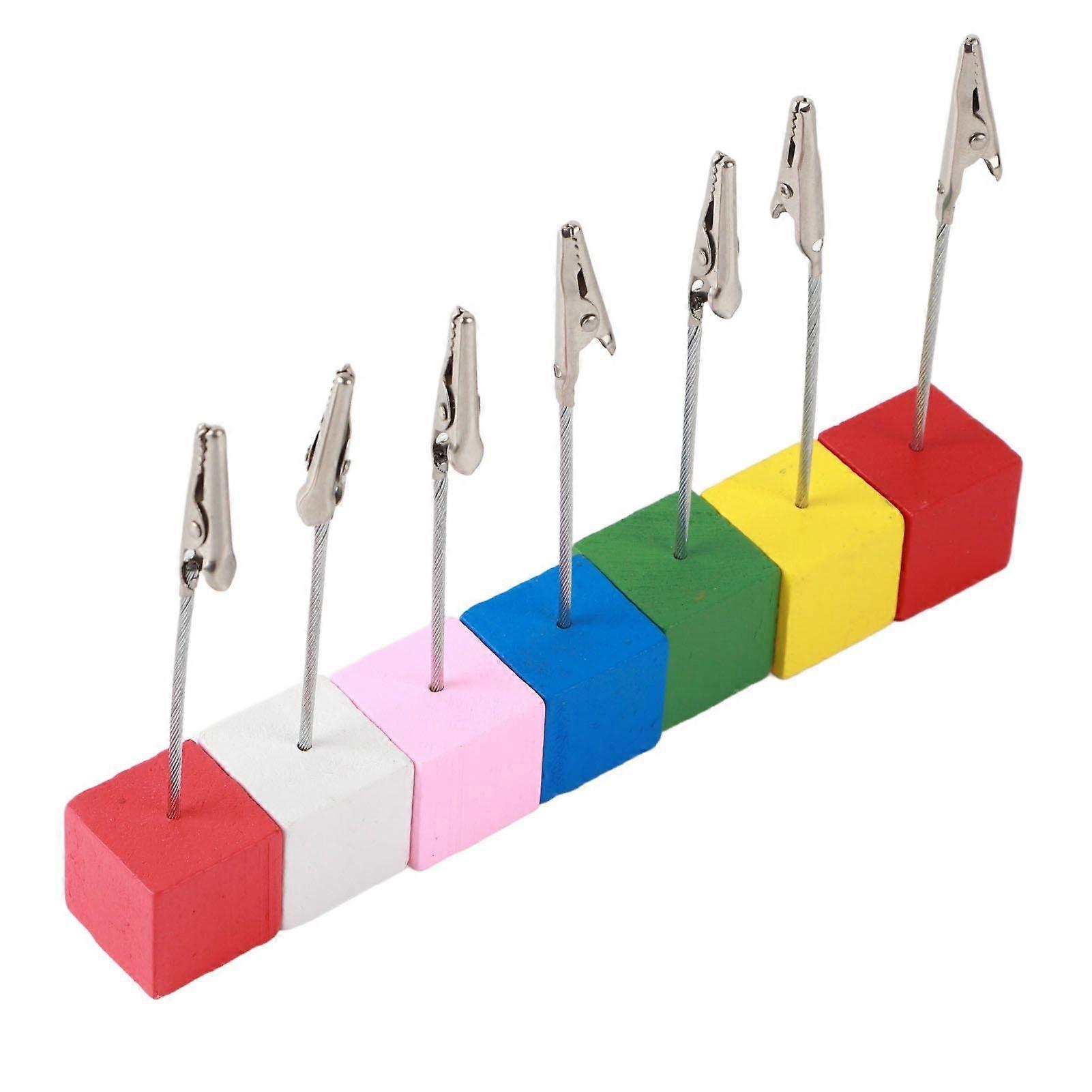 2025 Latest Model 7pcs Card Stands Simple Portable Table Number Holders with