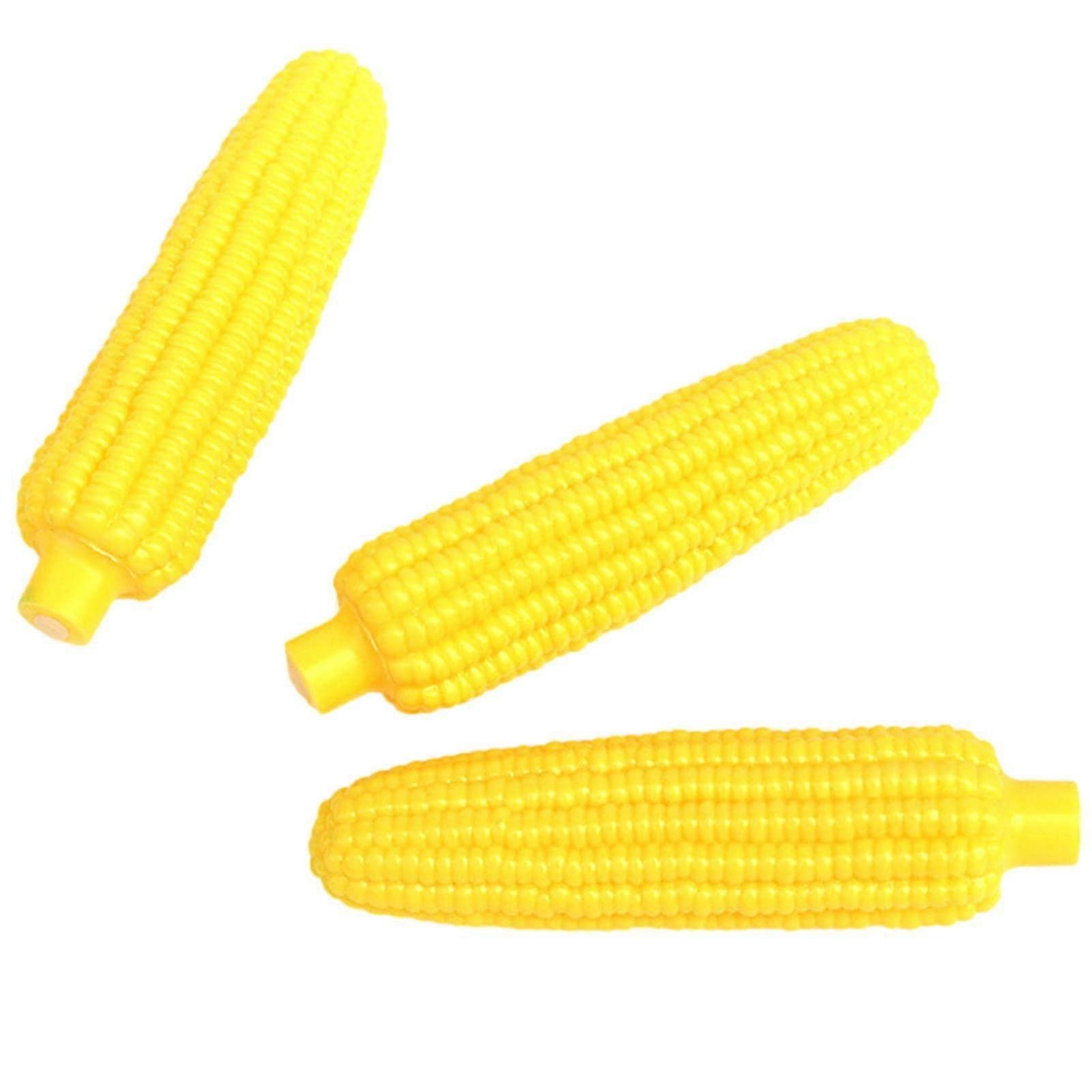 Dog Chew Toy Corn Squeaky Toy for Teeth Cleaning, Interactive Sound Toy for Dental Health and Training, Durable Biting Resistant