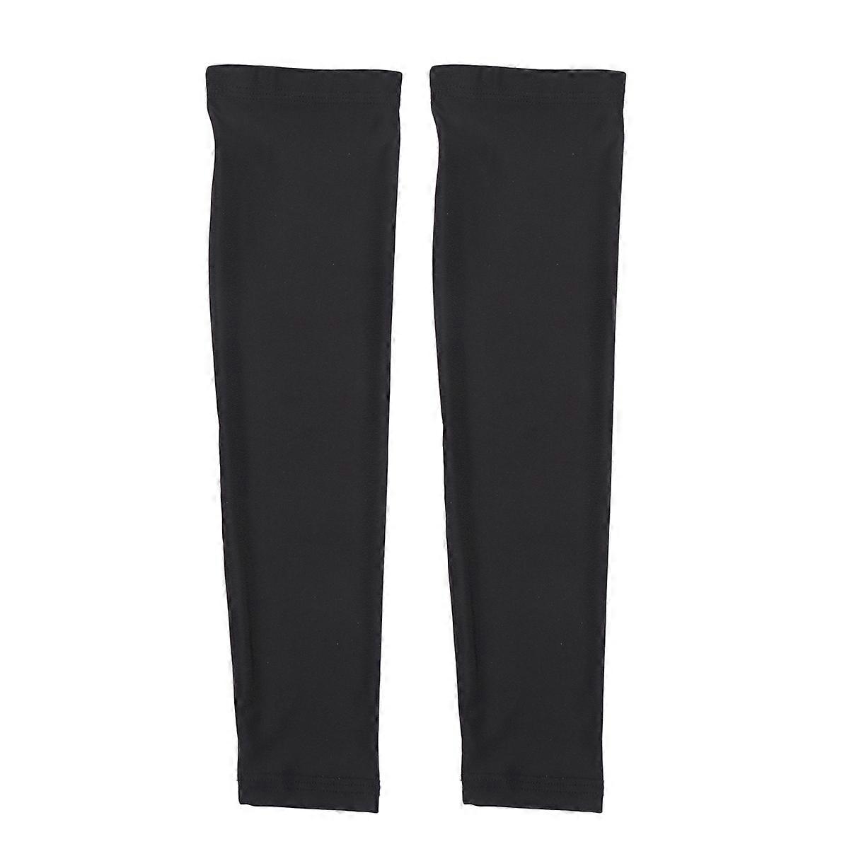 Sun Sleeves For Men Cooling Arm Cover Unisex Basketball Tennis Black XL 3Pair