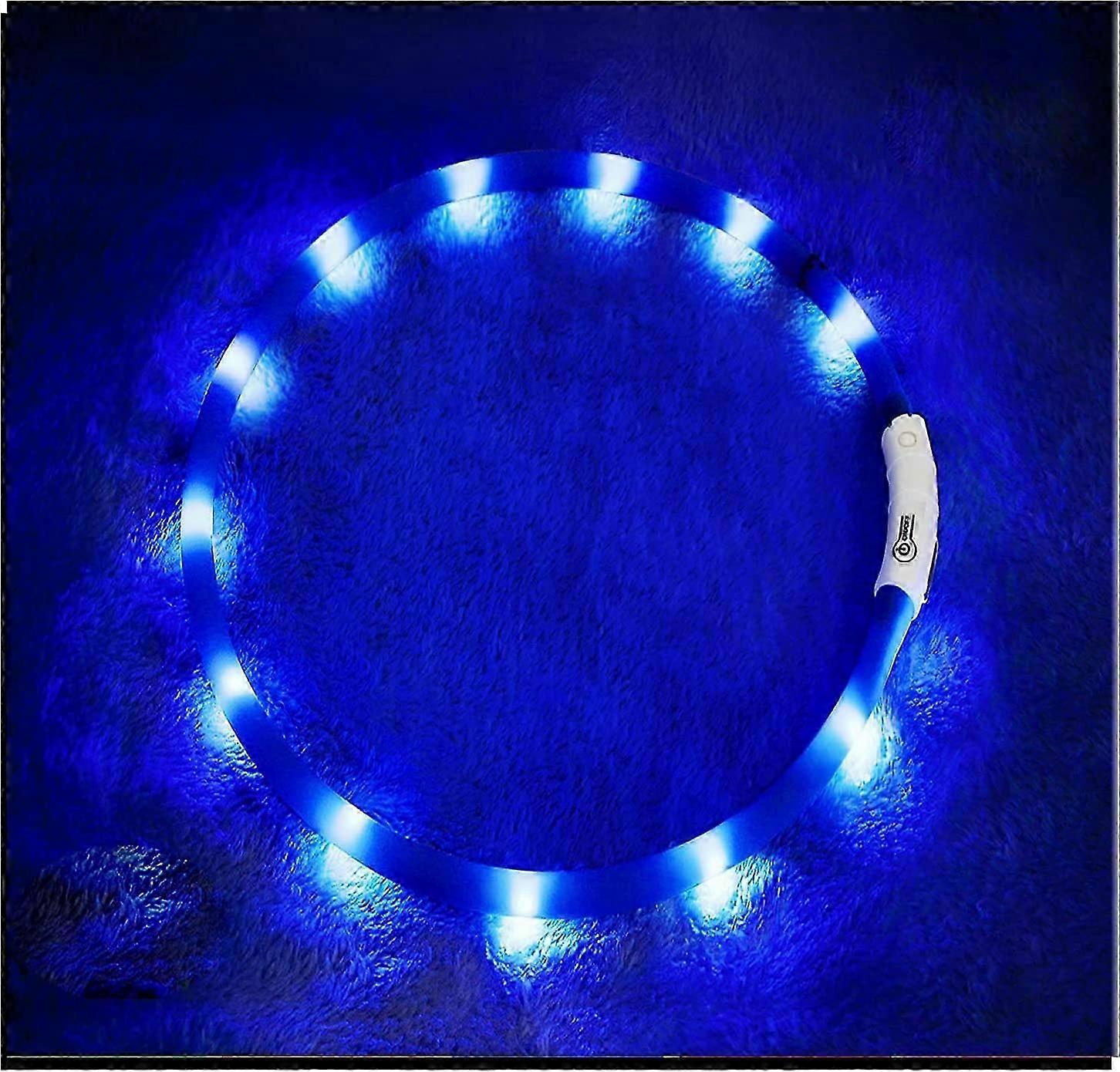 USB-Rechargeable LED Dog Collar - Glowing Pet Safety Accessory