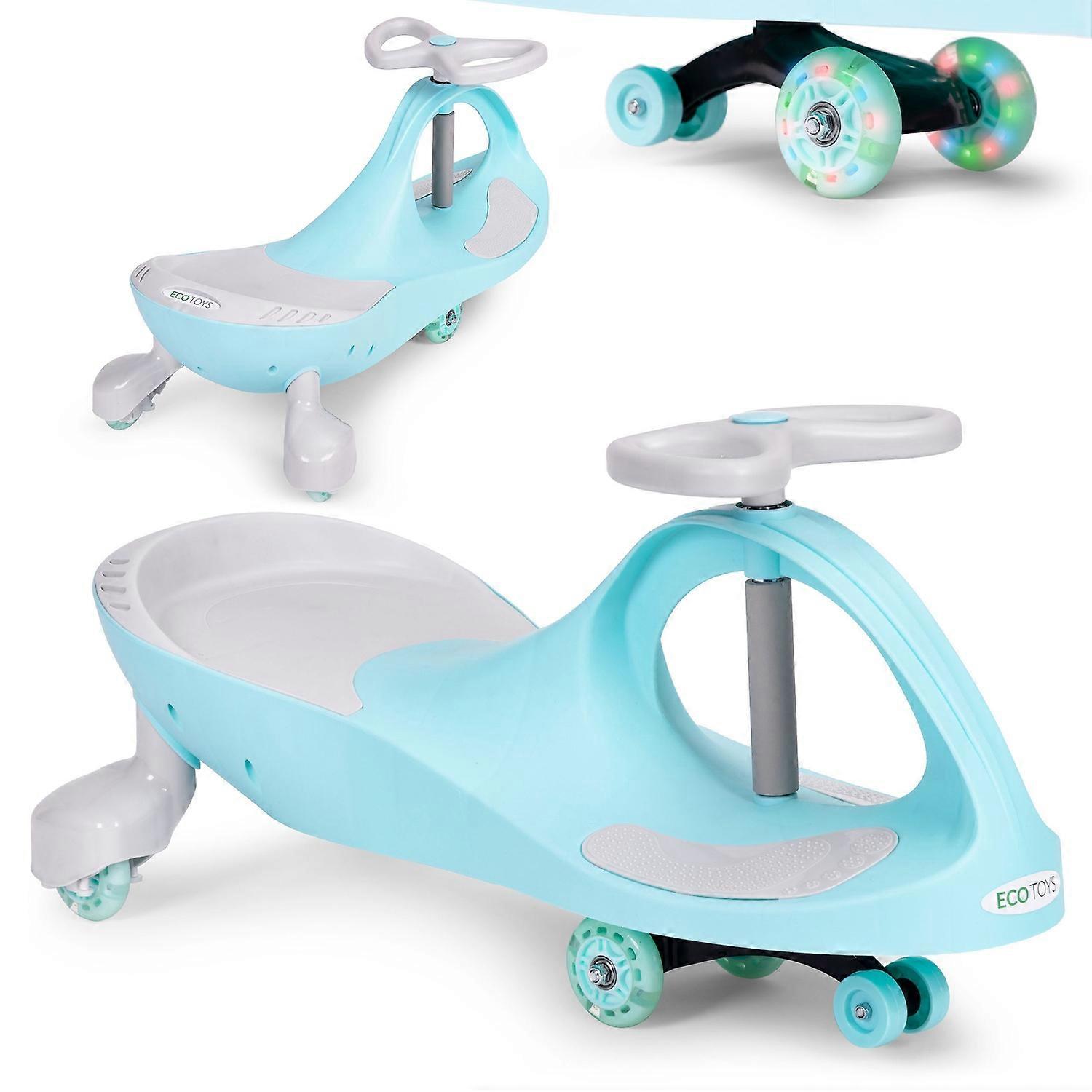 Viffable Auto Inzittende Speelgoed LED Wiel Blauw ECOTOYS
