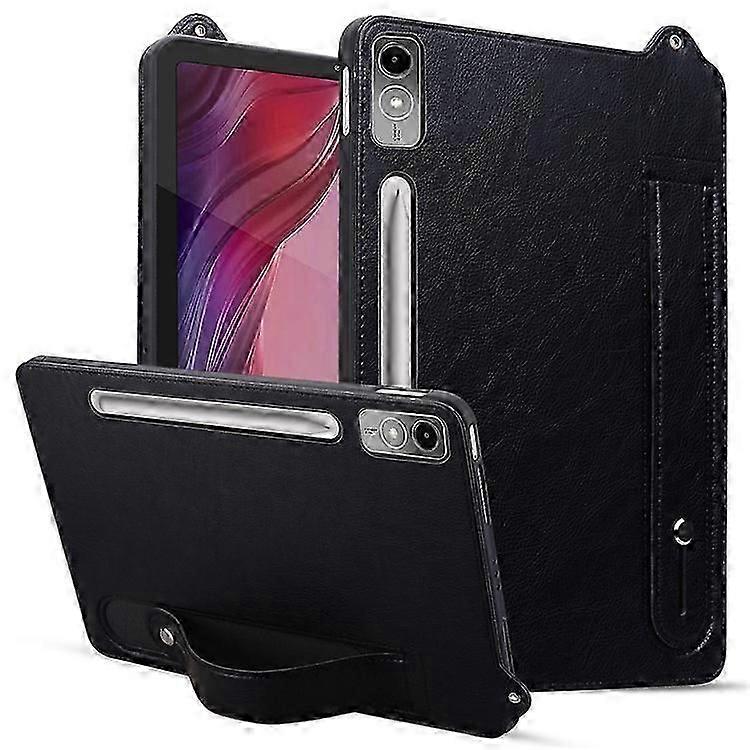 Compatible For Lenovo Tab P12 Case Hand Strap Kickstand Leather Tablet Cover