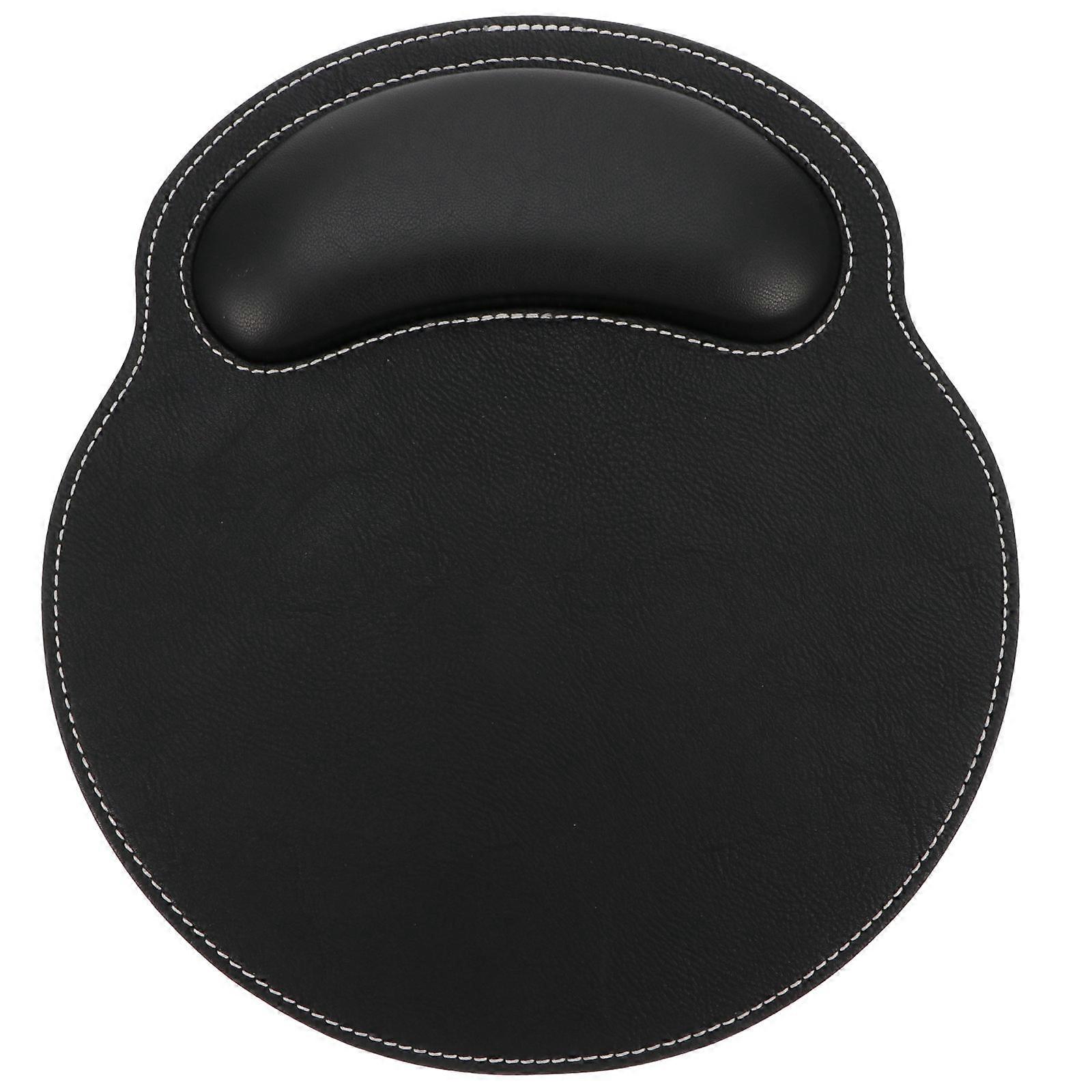 Leather Mouse Pad Wrist Guard Sbr Material Gaming Comfort 27x25x3cm 1Pack