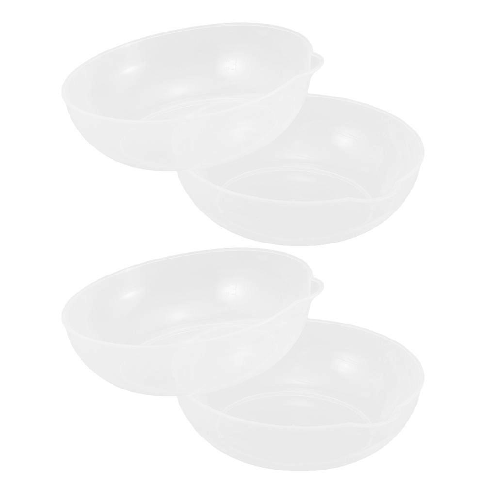 Kitchen Scale Tray Digital Scale Pan Baking Meal Prep Home Users 4Pcs