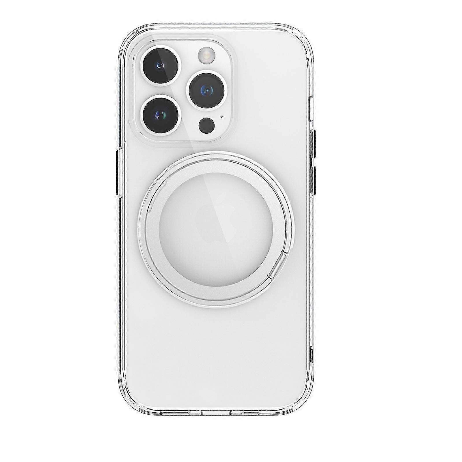 360 Derece Dönebilen Manyetik Halkalı iPhone 15 Pro Max/15 Ultra Kılıf için[Magsafe ile uyumlu][Görünmez Kickstand] İnce Telefon Kapağı