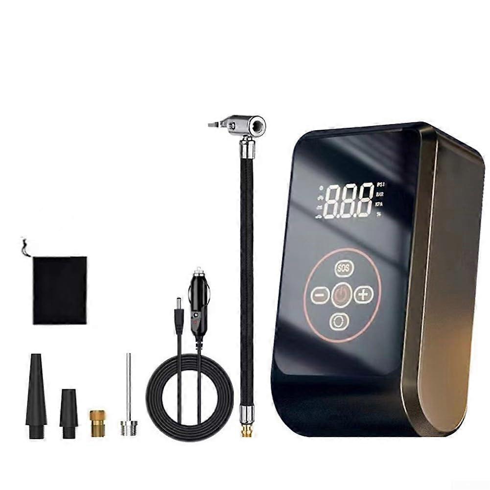 Portable Digital Tyre Inflator, 120W Wireless Air Compressor Pump with LED Light