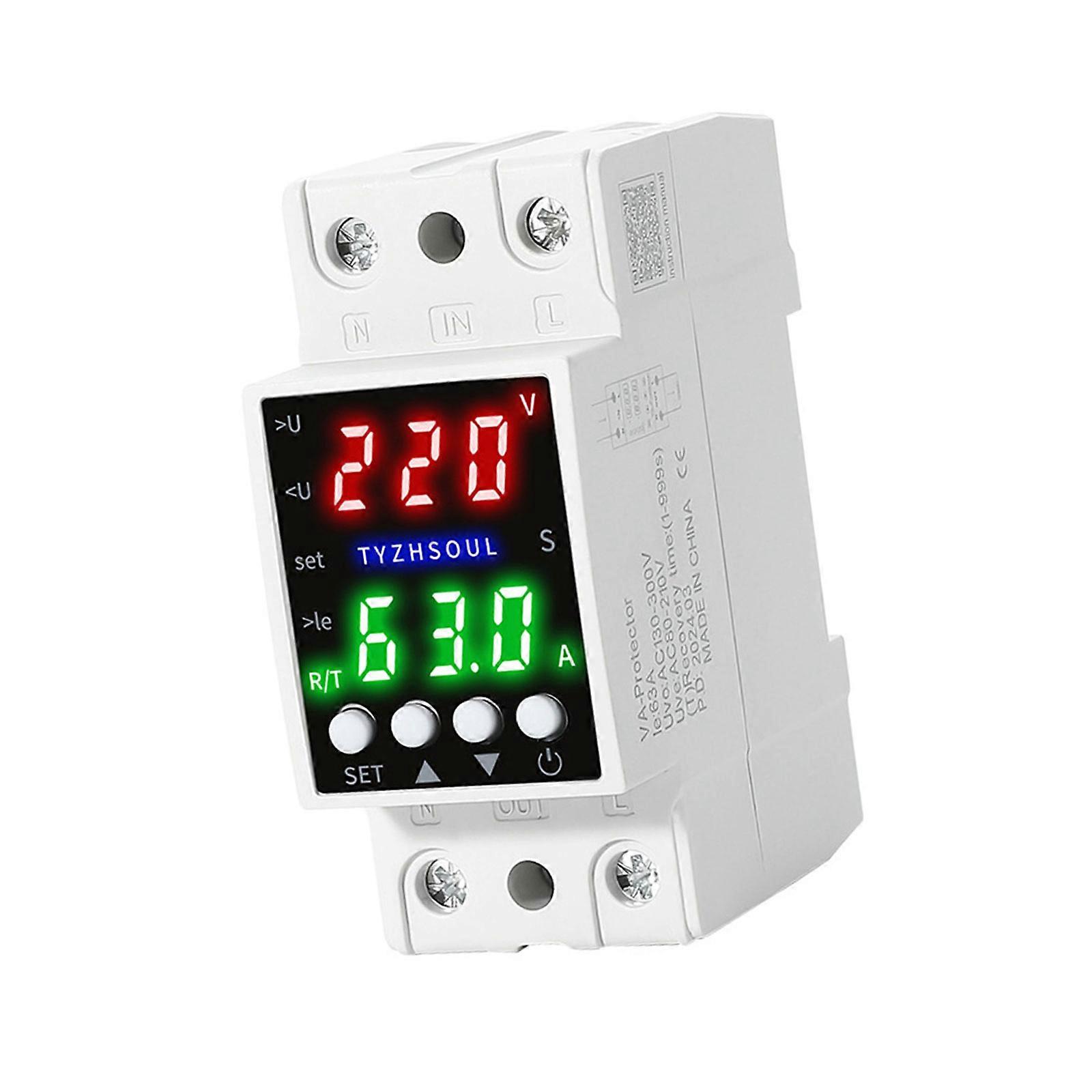 Intelligent Relays Reset Protectors Adjustable Relays Over Voltages Current & Under Voltages Protective Device Multicolor