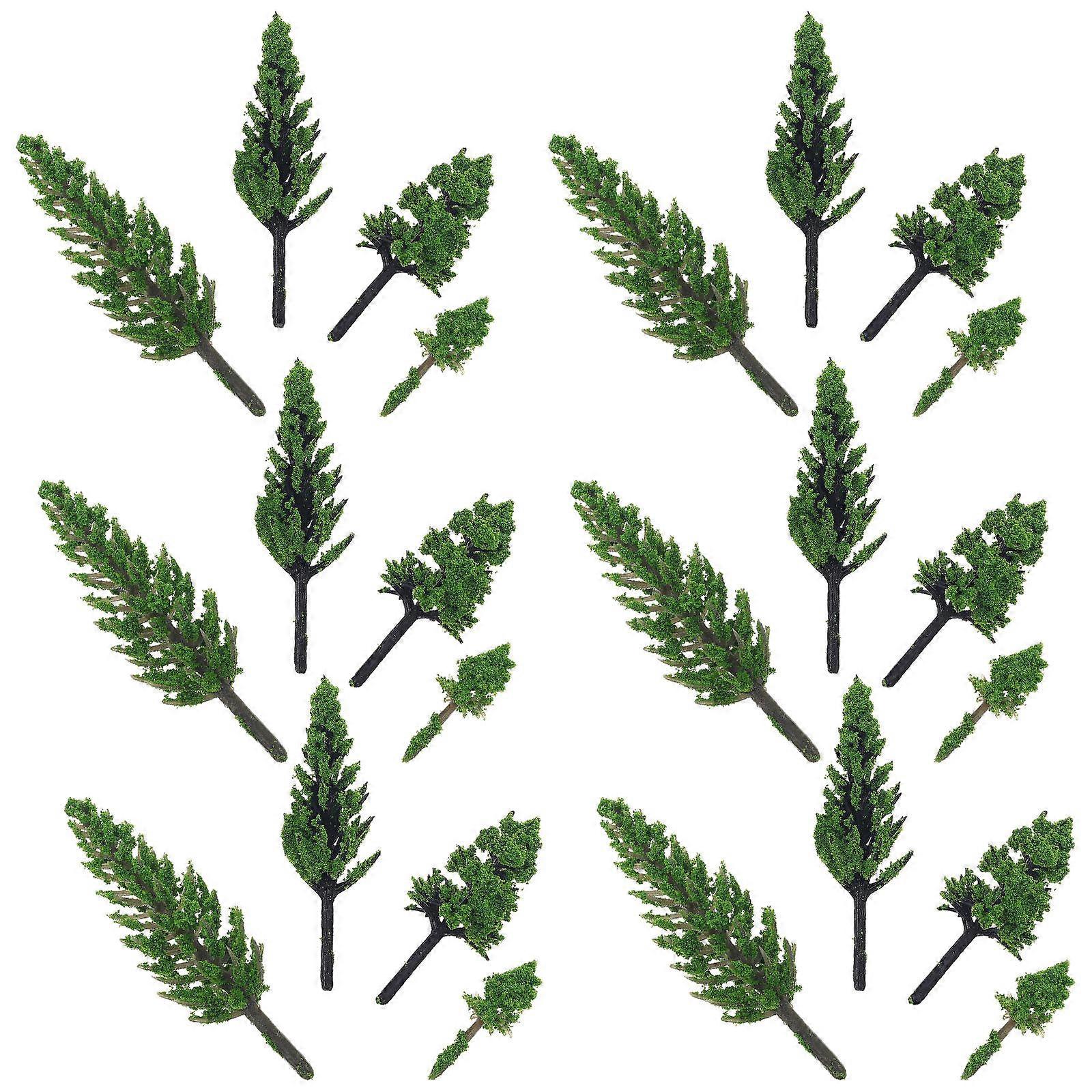 Miniature Trees For Models Pine Tree Models Model Making .97X0.39X0.39Inch 50Pcs