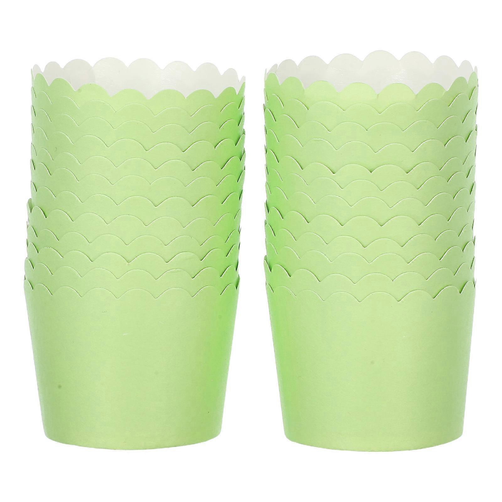 Cupcake Cups for Baking Use Sturdy Flexible NonStick 24 Pcs 5x4.5cm