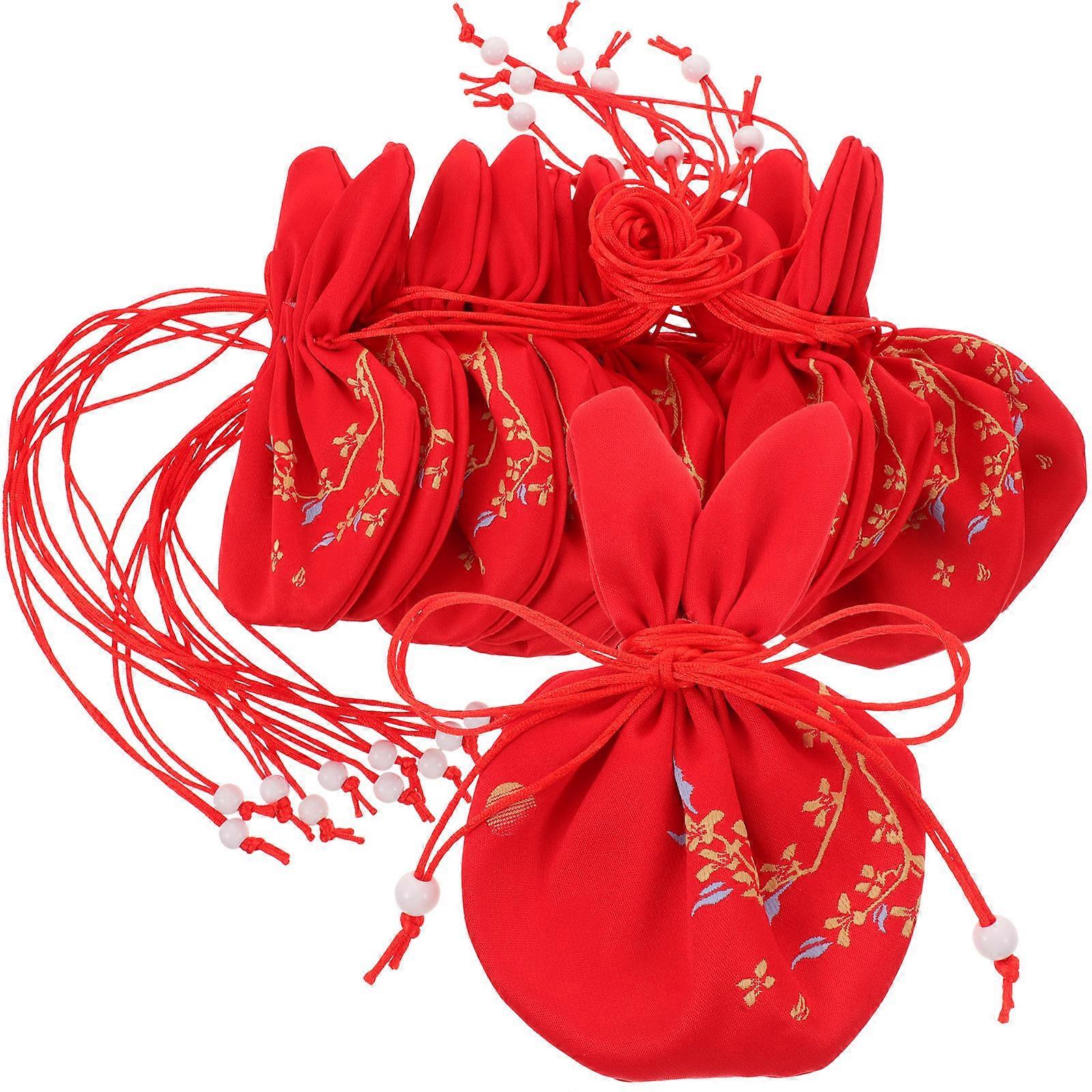 10pcs Empty Lavender Drawstring Sachets for Home Fragrance, Jewelry Organization, Dried Flowers, and Party Use – Classic Aesthetic Design