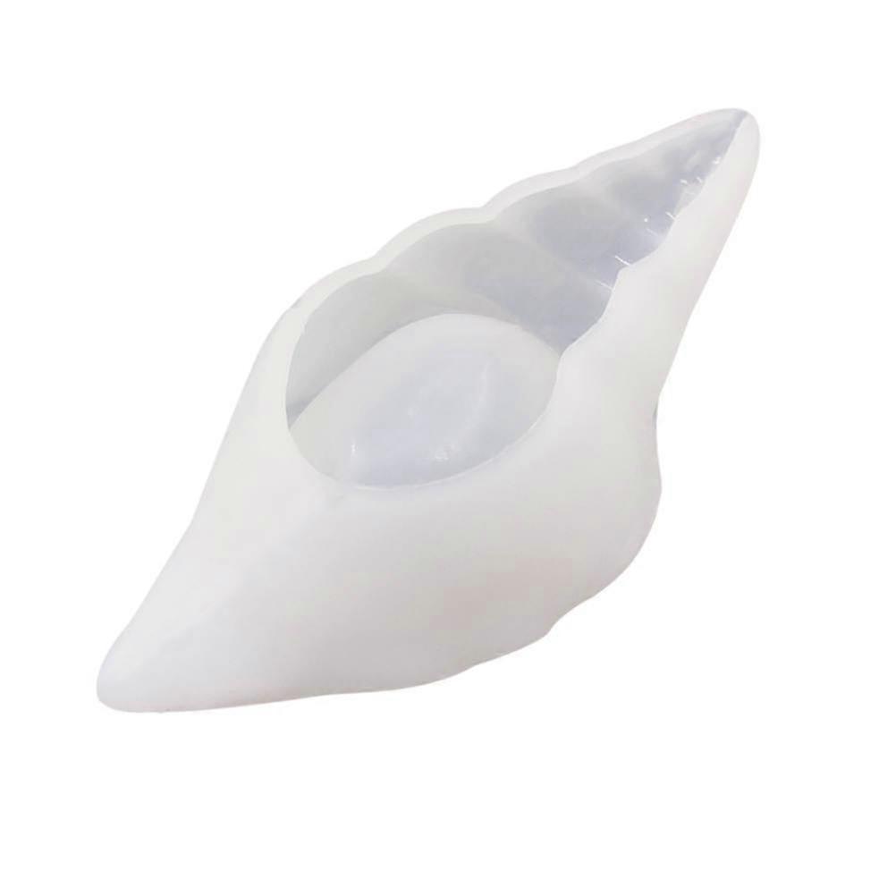 Storage Container Mold DIY Crystal Epoxy Mold Conch Storage Box Clear Conch Container 1Pack