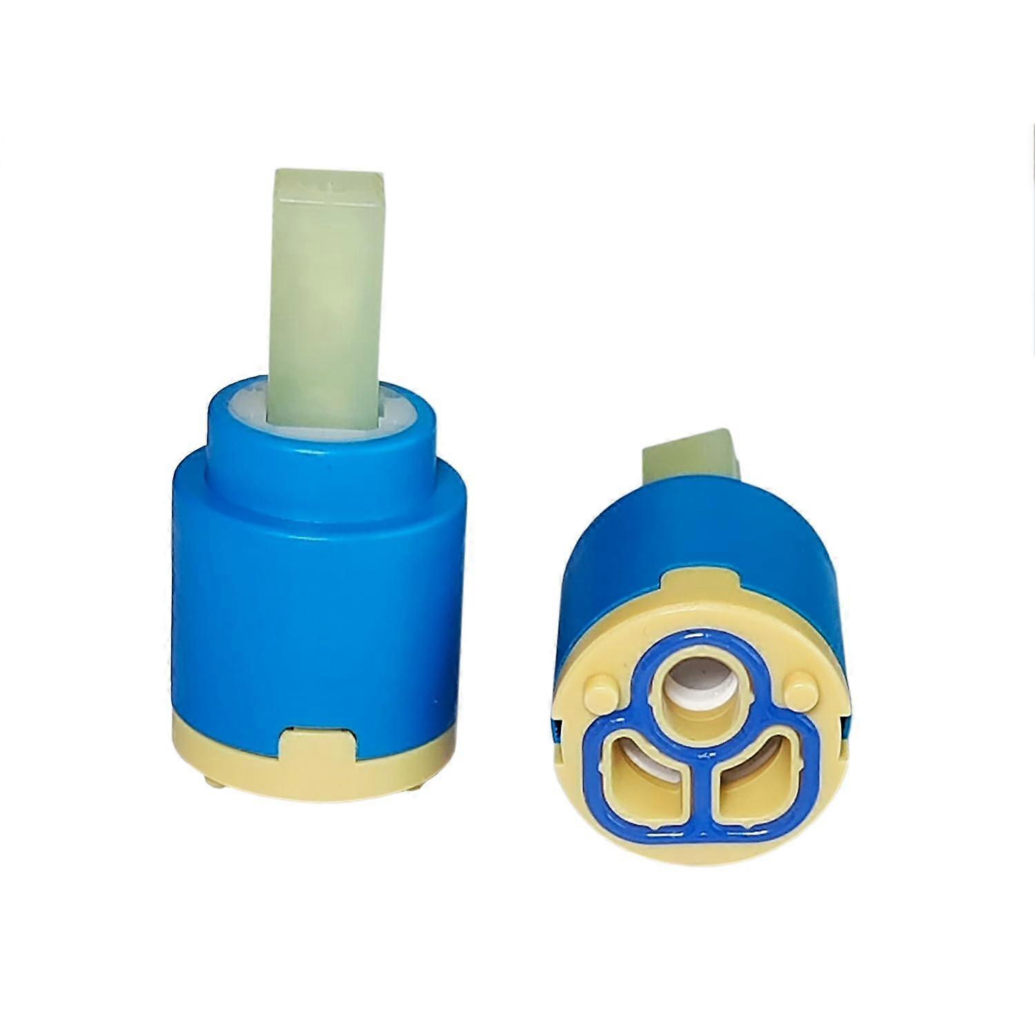 25mm Ceramic Cartridge Faucet Valve, Single Handle Ceramic Disc Cartridge for Bathroom Shower Compatibility