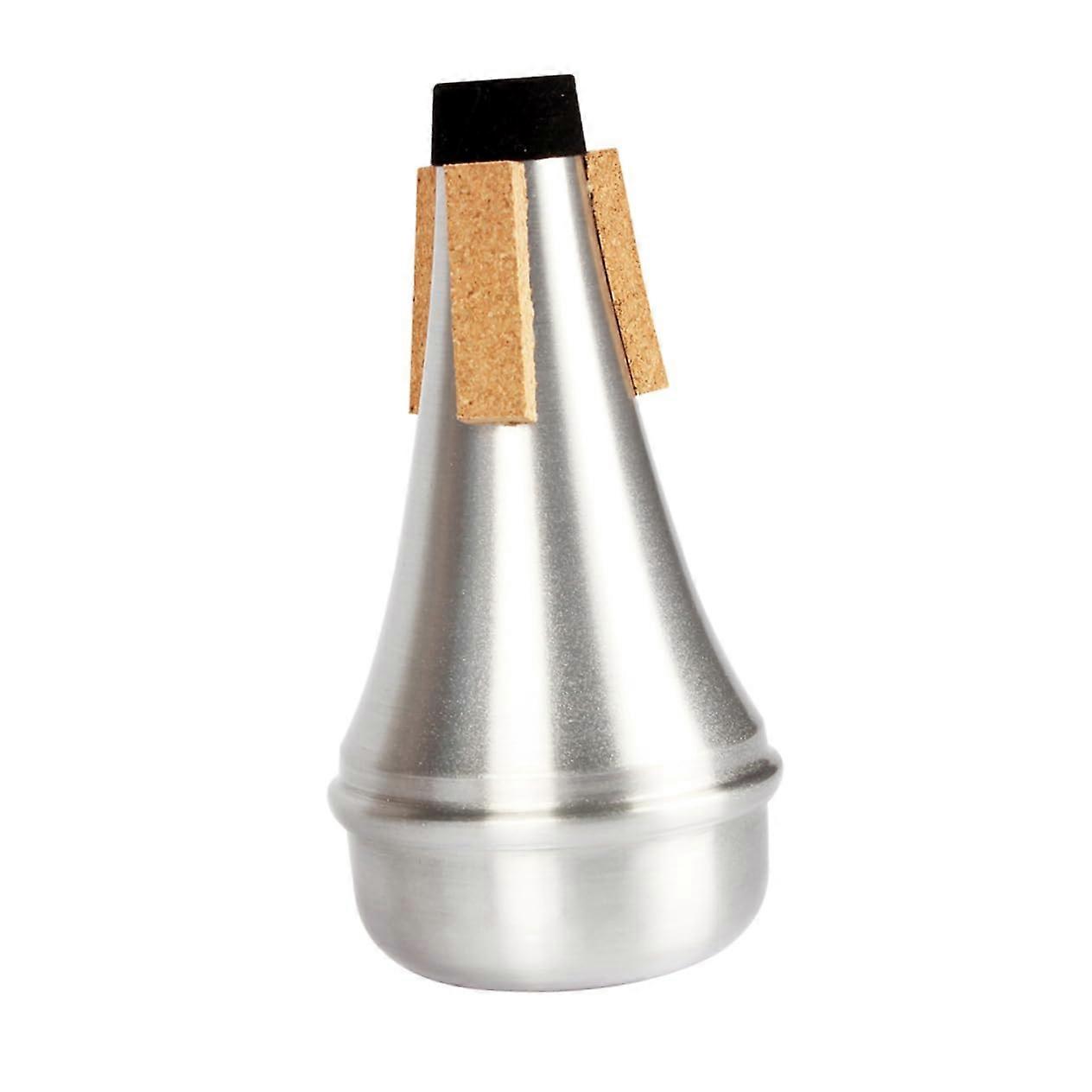 Jazz Trompete Dämpfer Messing für Anfänger, Aluminium Material, Kompatibel mit Standard Trompeten, Lautstärke Reduzierer