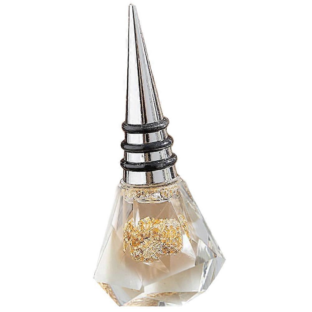Reusable Diamond Beverage Bottle Stopper With Airtight Seal For Oil And Vinegar Bottle Home Use 1Pcs