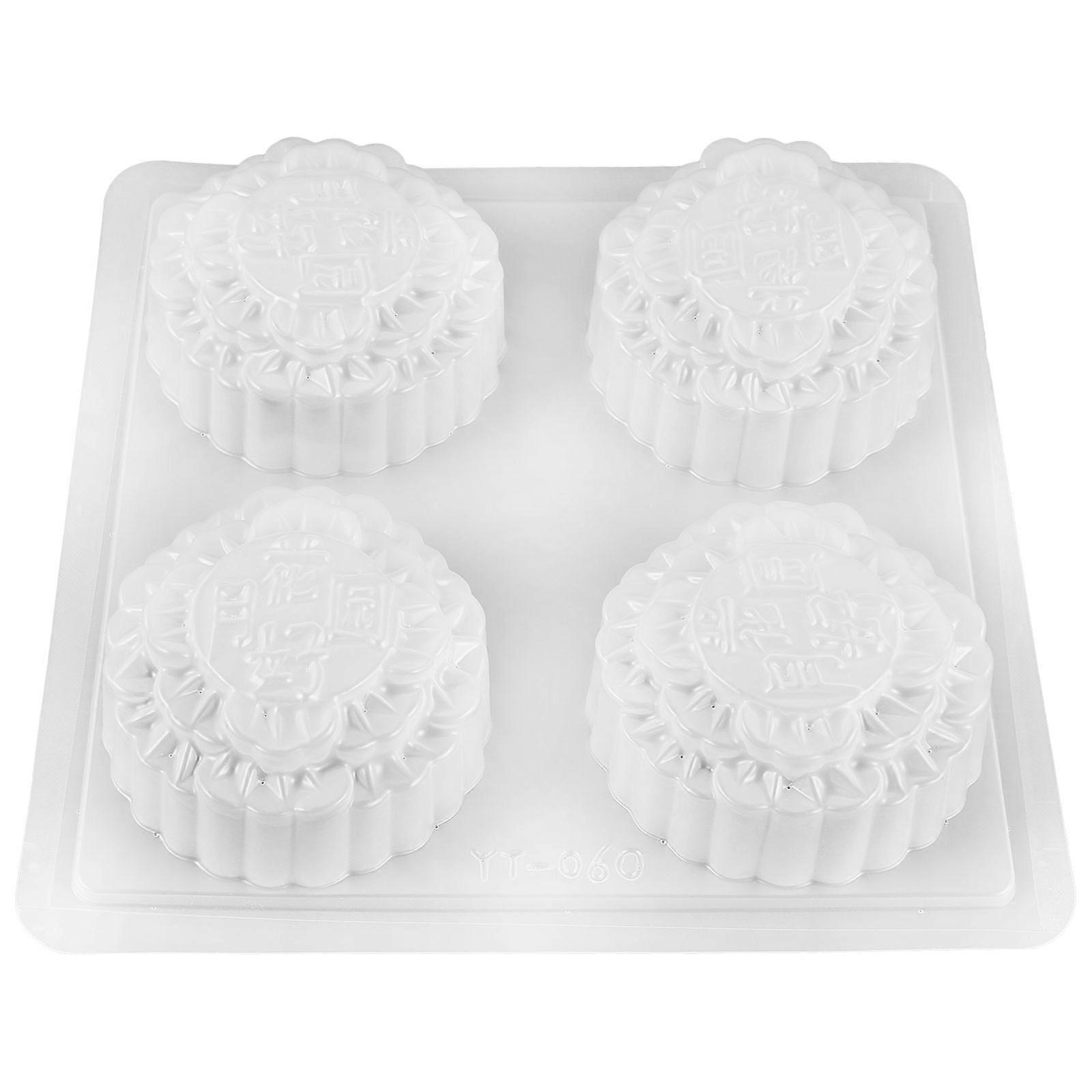 White PP Material Multi-function Mooncake Mold for Home Use Lightweight Easy to Clean