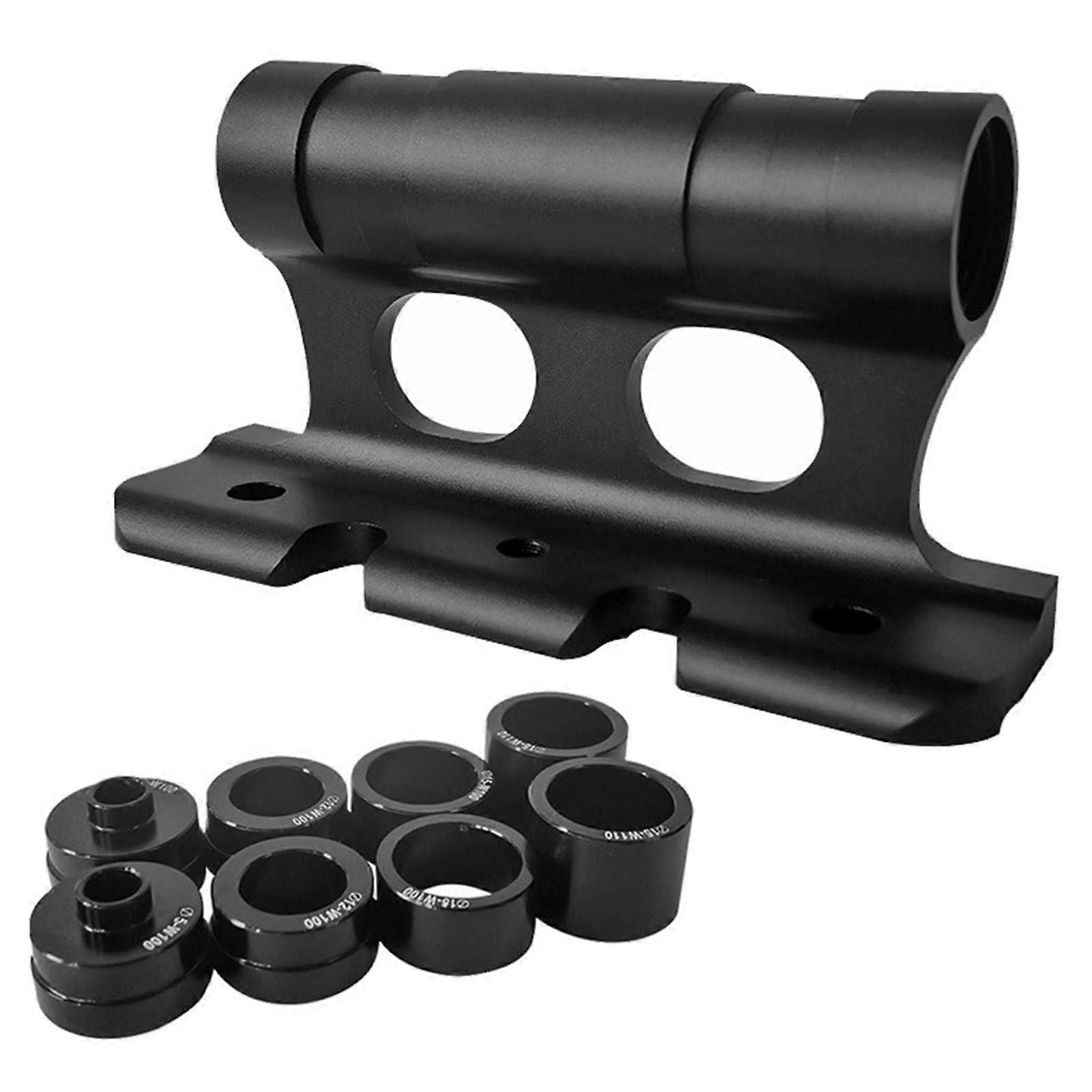 Bike Front Fork Mount Bracket Set Quick Release Aluminum Alloy Carrier For Transport With Conversion Ring For Most Bikes