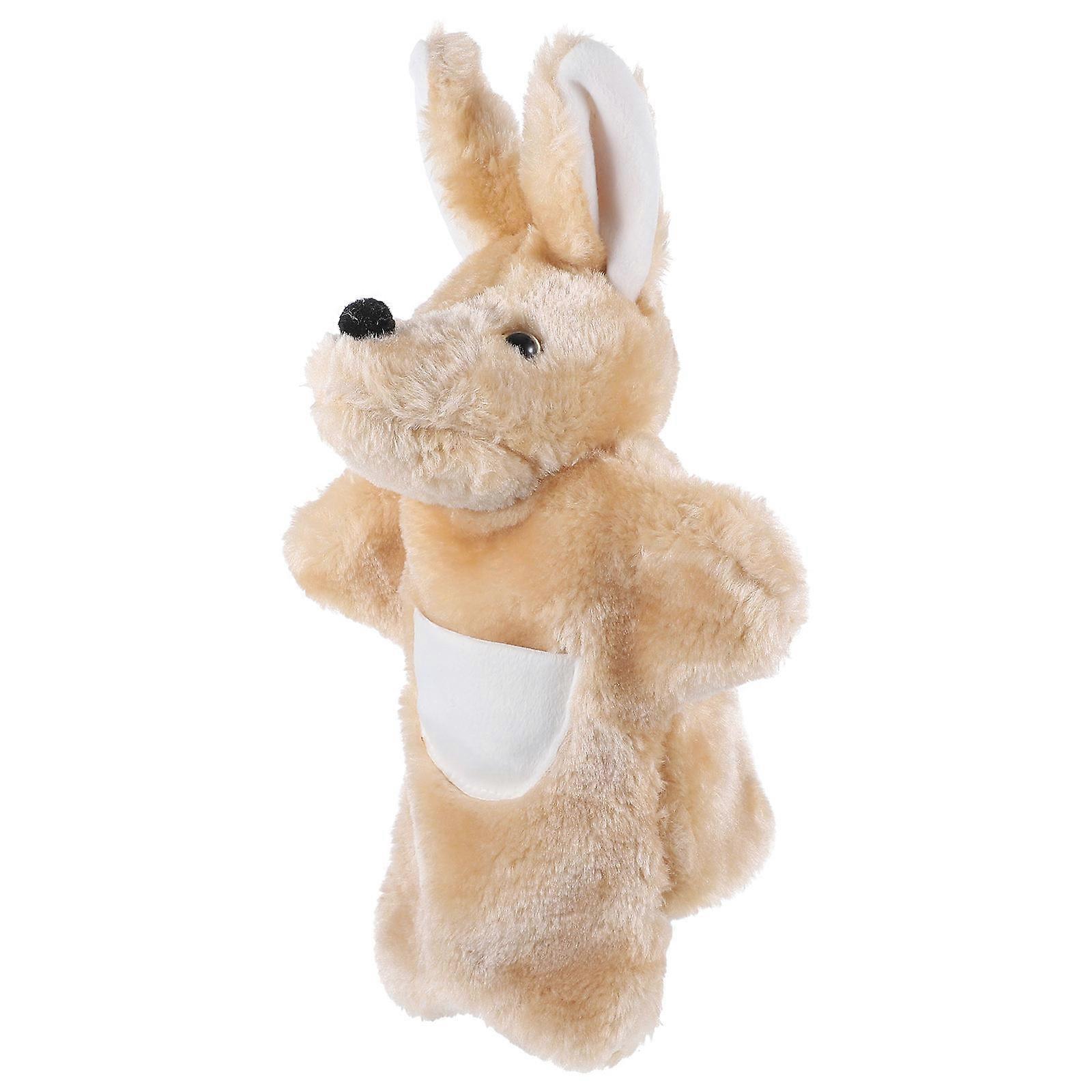 Light Brown Plush Hand Puppet for Kids Interactive Storytelling and Role Play  Suitable for Adults and Children