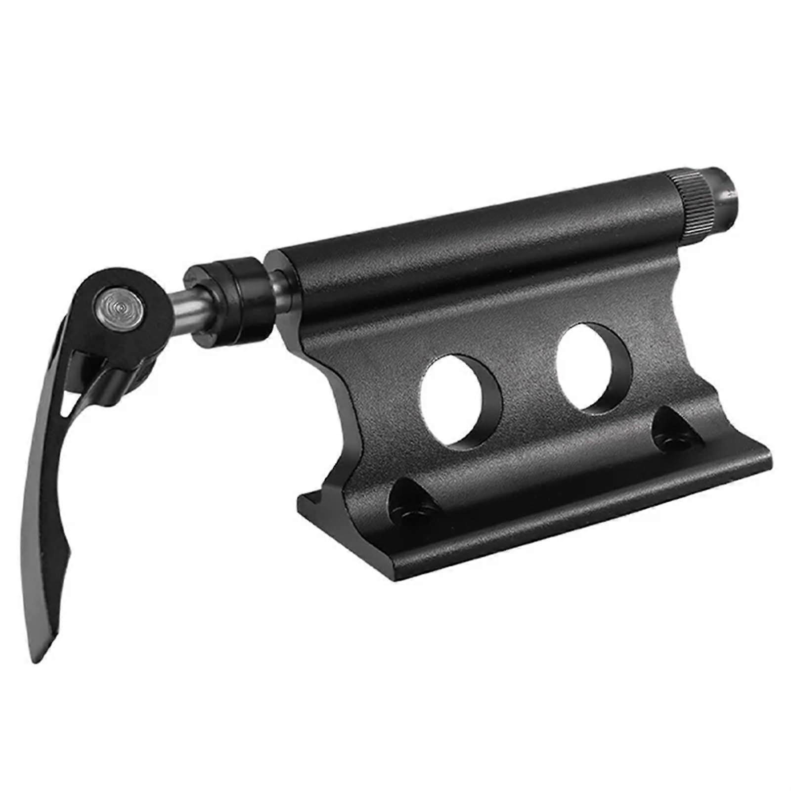 Bicycle quickrelease, fork mounting clamp, block holder, stand, parking stand, bicycle carrier, front wheel fork black