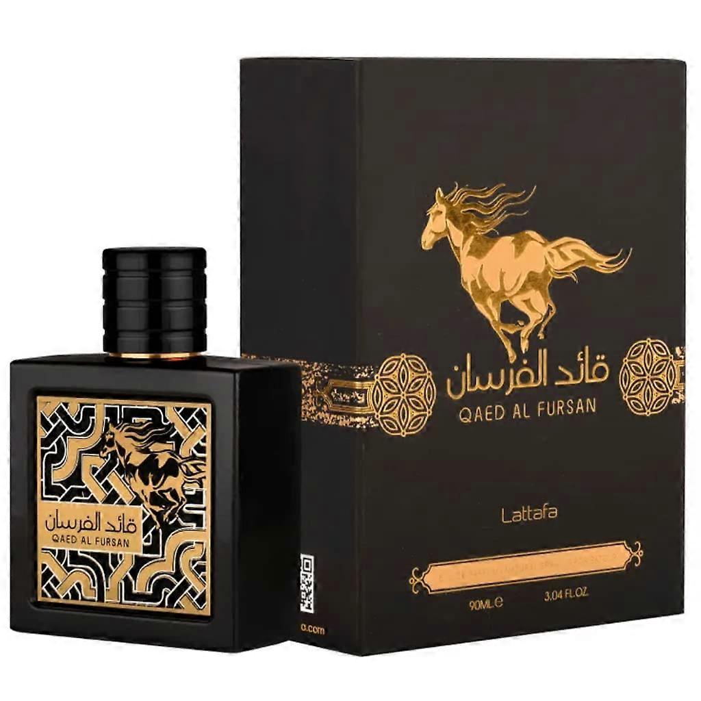 Lattafa Qaed Al Fursan Eau De Parfum Spray, 3.04 Ounces 90ml (unisex)