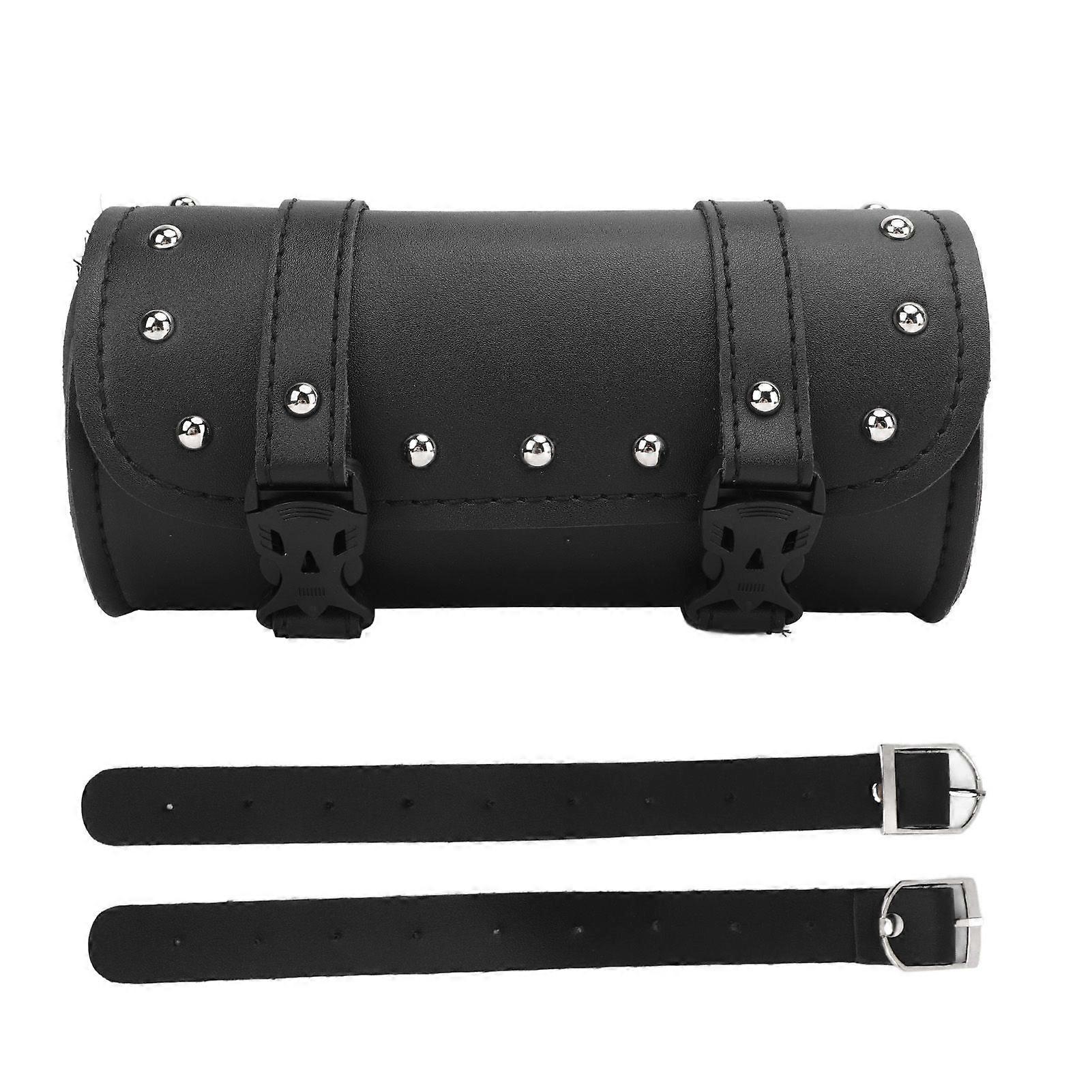 waterproof motorcycle tool bag with 2 strap buckle closure