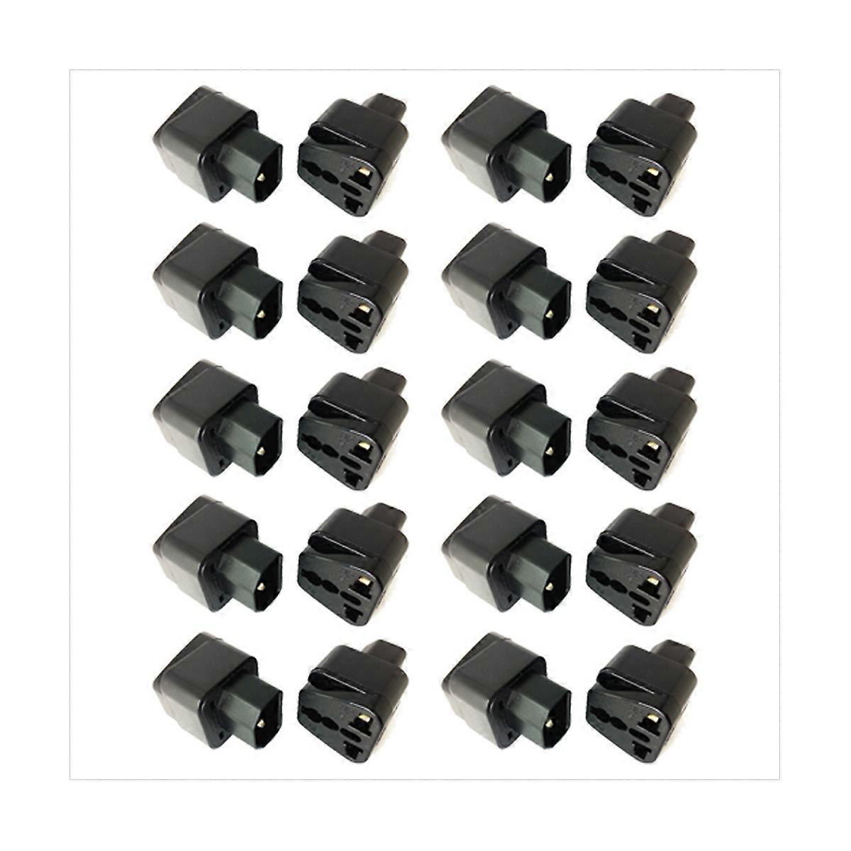 10X PDU Special Conversion Plug UPS C13 to Universal Socket Server IEC320-C14 Plug -320