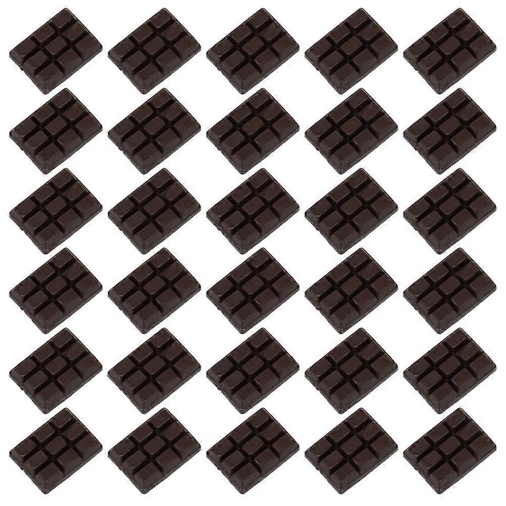 Miniature Chocolates Tiny Food Ornaments for Decoration 30Pcs PVC Coffee