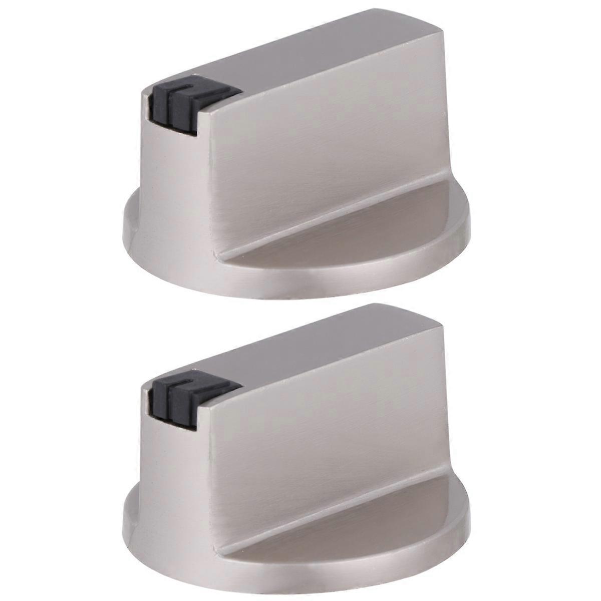 2PCS Metal Gas Stove Ignition Knob Cooker Button for Home Kitchen Replacement