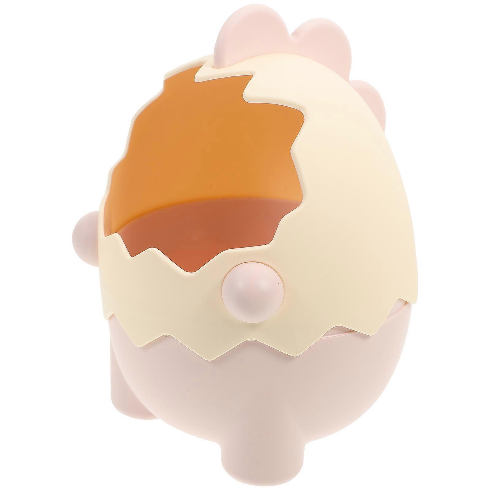 Dinosaur Egg Shaped Desk Organizer Suitable For Students And Office Use With Large Capacity And Sturdy ABS Material 1Pcs