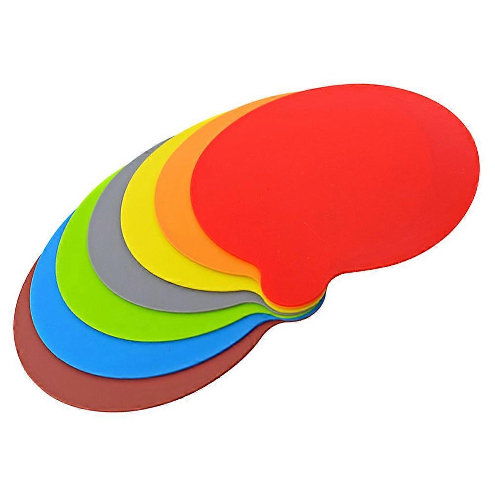 Silicone Jar Opener Grippers Bottle Opening Pad Non Skid Multi-functional Heat Insulation 7Pcs