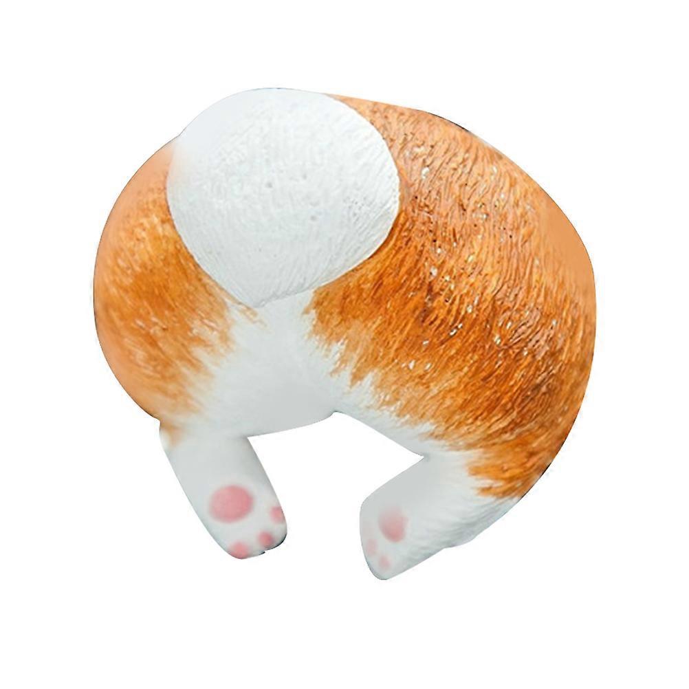 Lovely Corgi Diffuser Stone for Car with 5ML Cocoa Oil Multi Color Plaster