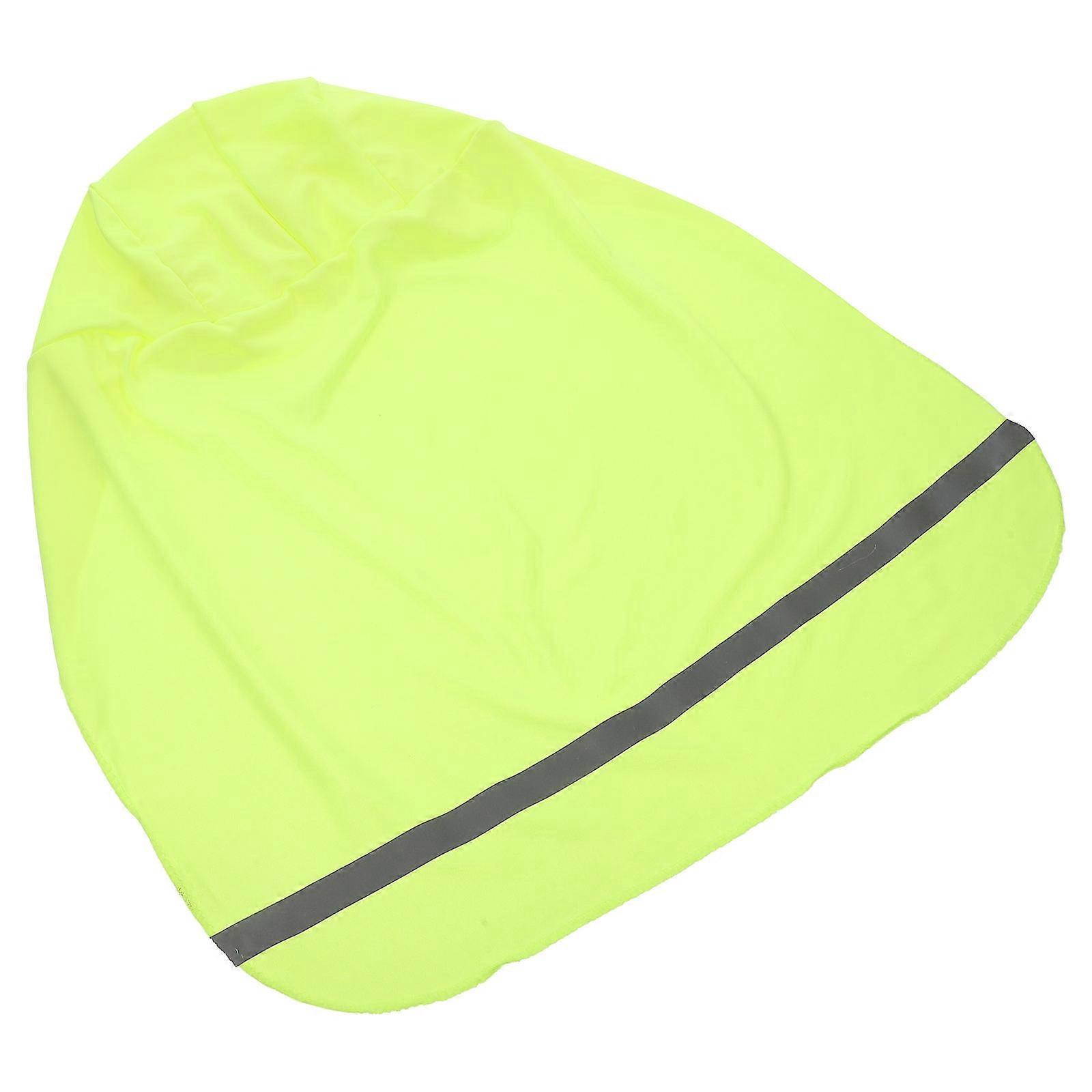 Reflective Hard Hat Sweatband Liner For Outdoor Cycling Activities With Yellow Color And Sweat-Wicking Function In