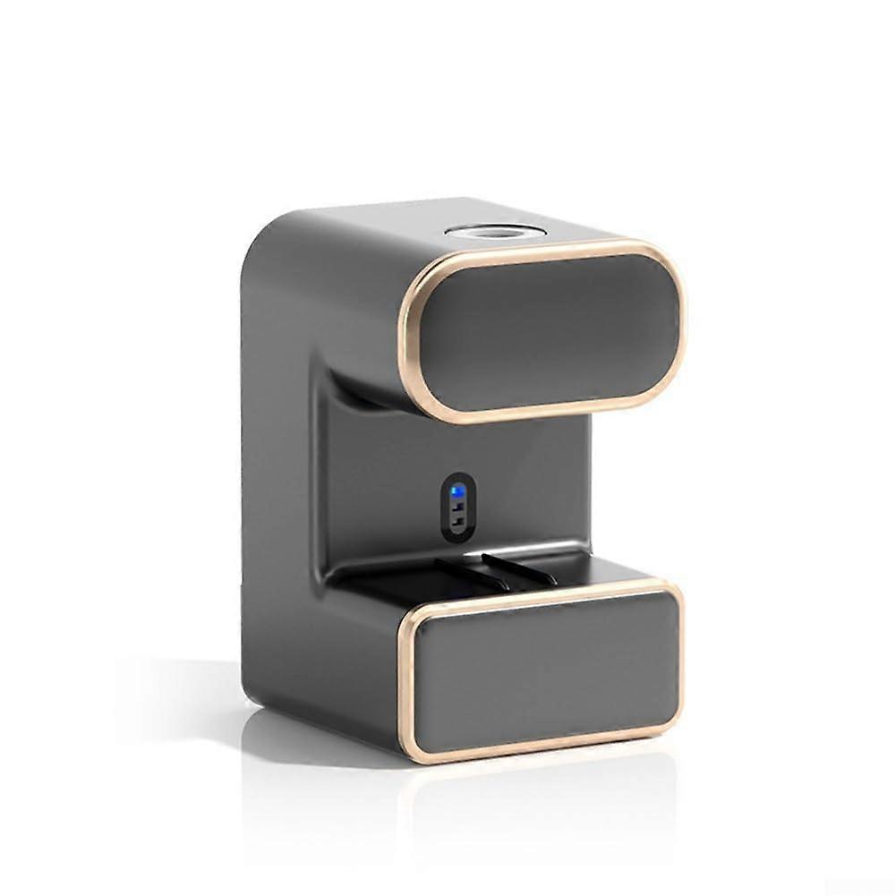 Intelligent Toothpaste Squeezer with Sensor Activation, 3 Toothbrush Holder Slots, Grey Color, Durable Material