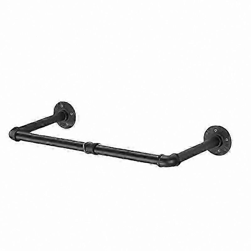 Heavy Duty Wall Mounted Pipe Rack for Clothes and Coats Storage