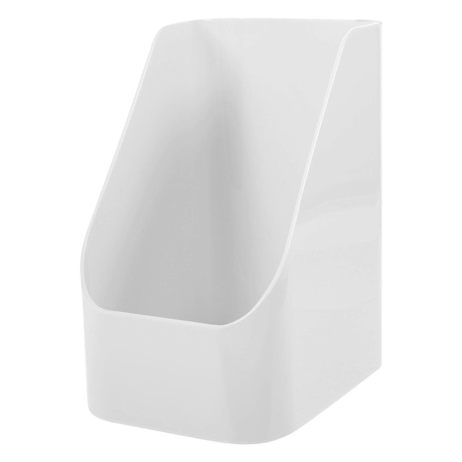 Coffee Station Organizer Tea Bag Container for Home Kitchen Counters White Pet for Holding Sugar Packets 1Set