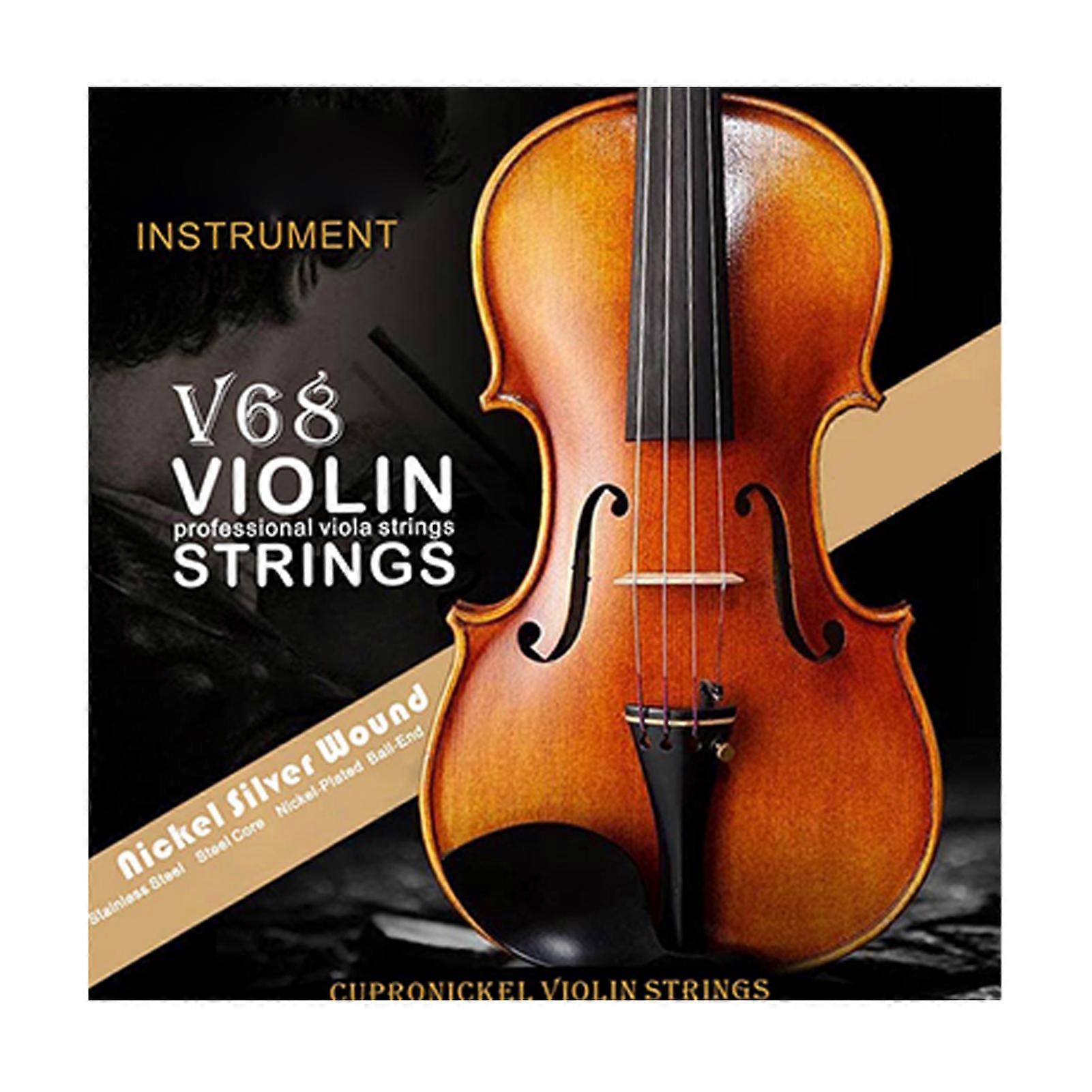 Universal Violin Strings Set Steel Core E-0.25mm A-D-G for 4/4-1/4