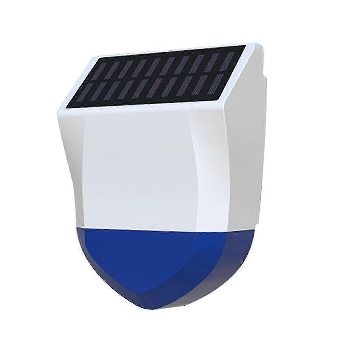 Tuya Smart WiFi Outdoor Siren Alarm with Sound & Light, Waterproof Solar-Powered Alarm System