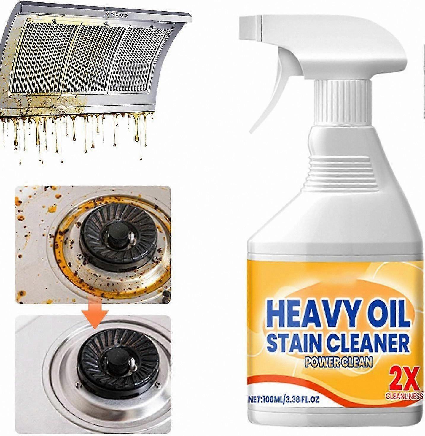 Multi-Purpose Kitchen Cleaner for Stove, Oven, Stainless Steel, and Worktops, Grease and Dirt Remover, Residue-Free Quick Cleaning Solution, 10oz